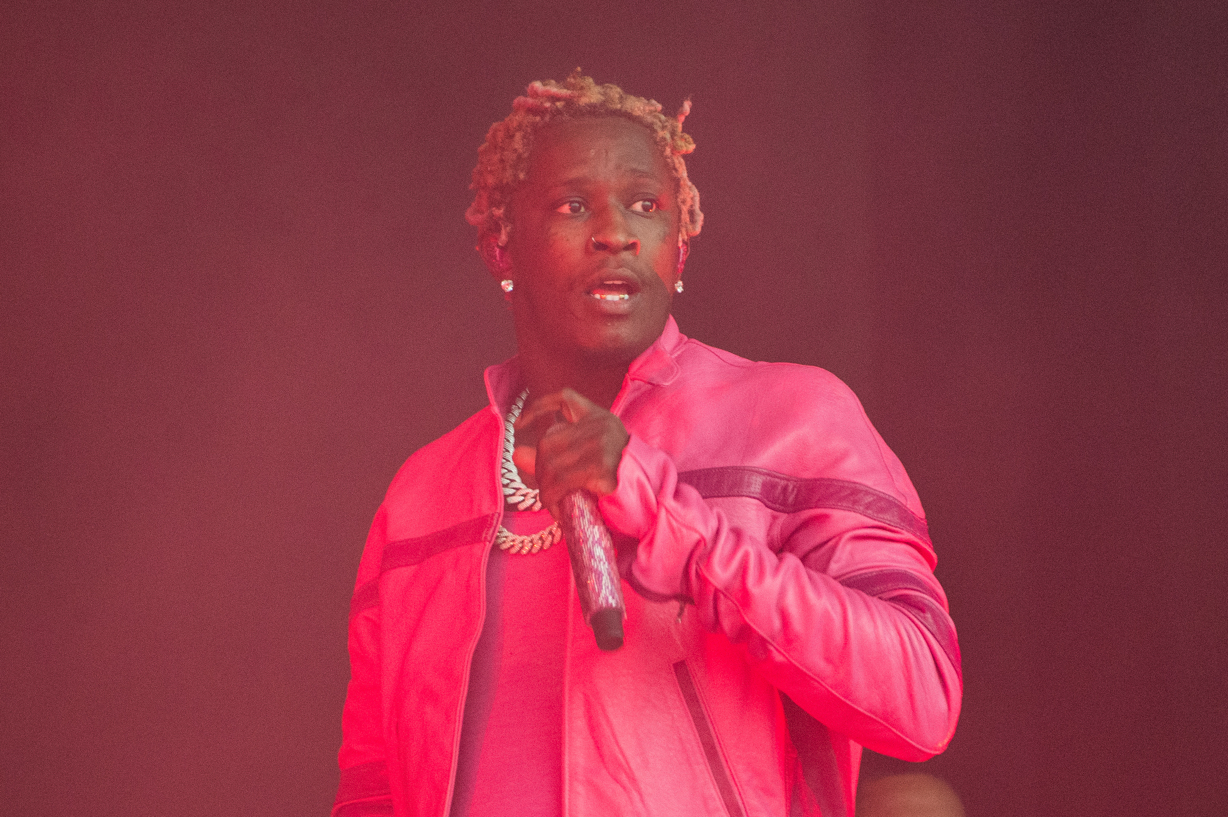 Young Thug performs on stage