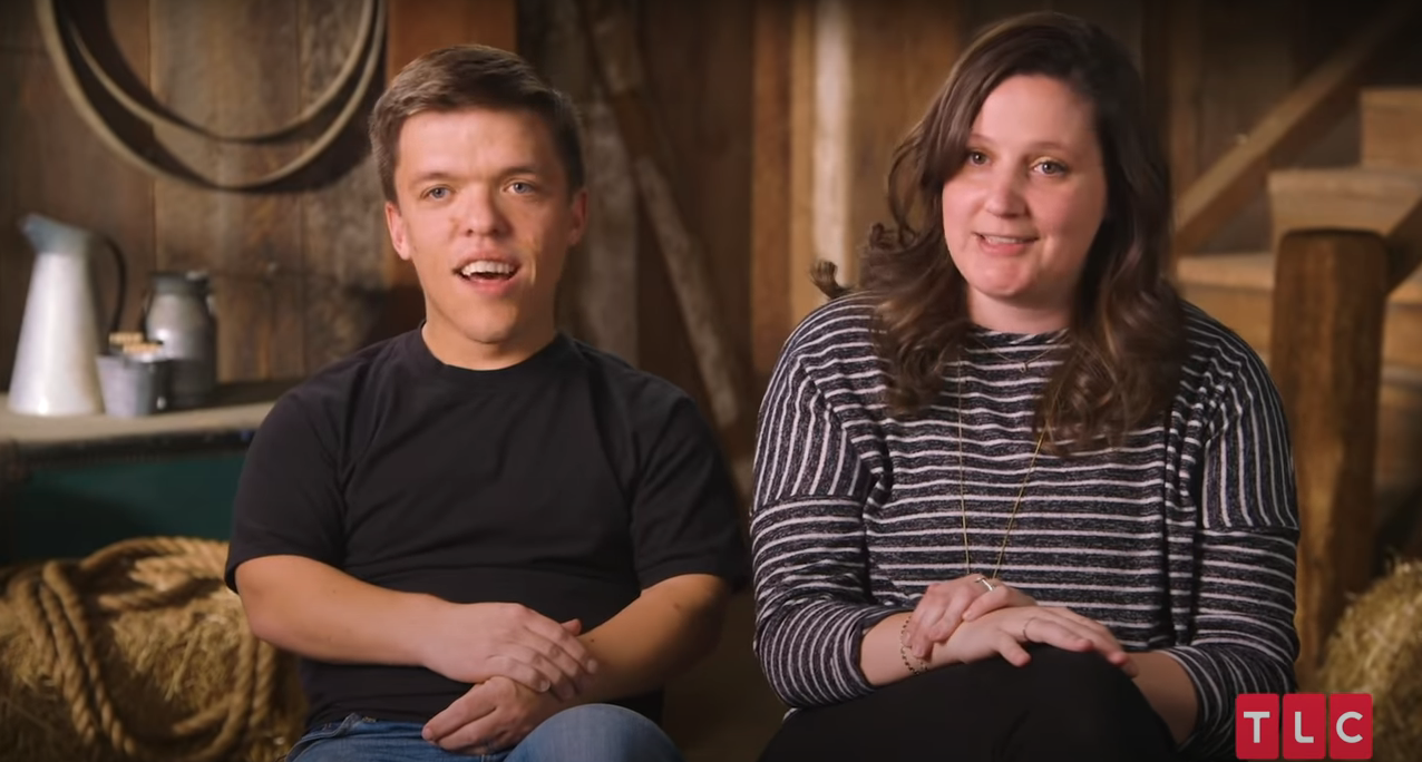 Zach Roloff and Tori Roloff in an interviewsegment from 'Little People, Big World'