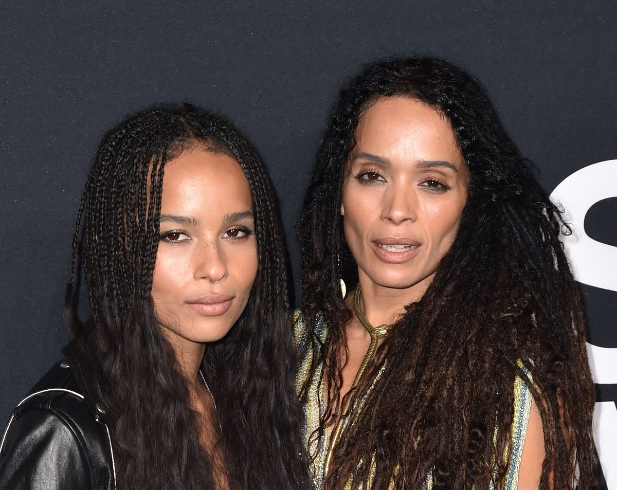 Zoe Kravitz and Lisa Bonet smiling