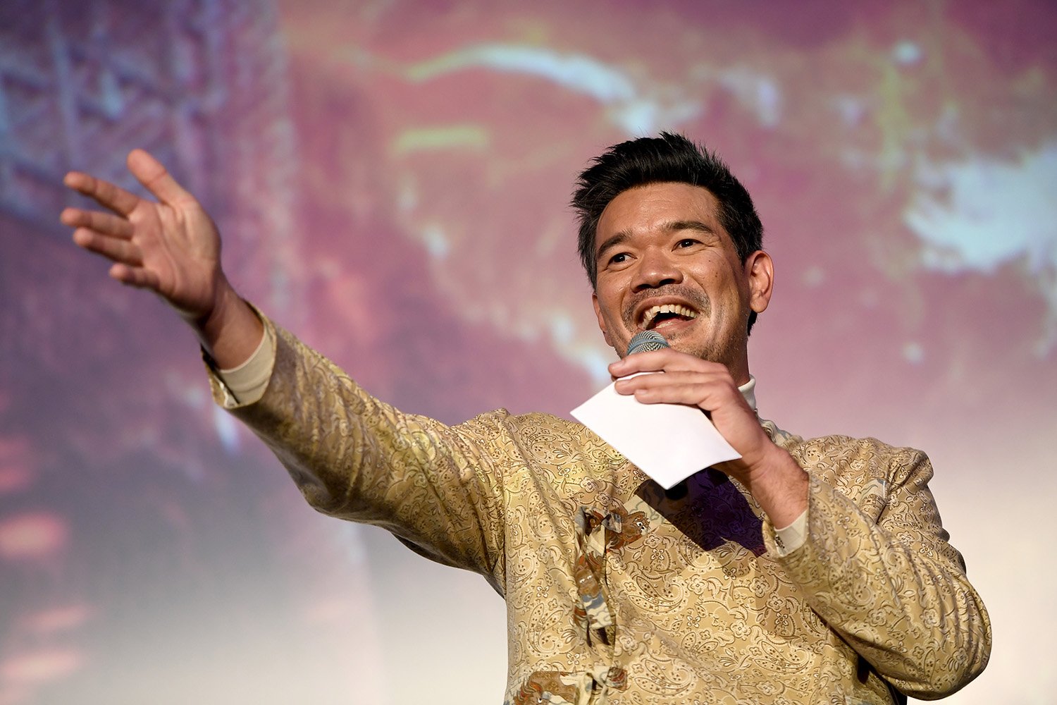 Destin Daniel Cretton at the Shang-Chi and the Legend of the Ten Rings UK Gala Screening. Destin Cretton will direct the upcoming American Born Chinese adaptation.