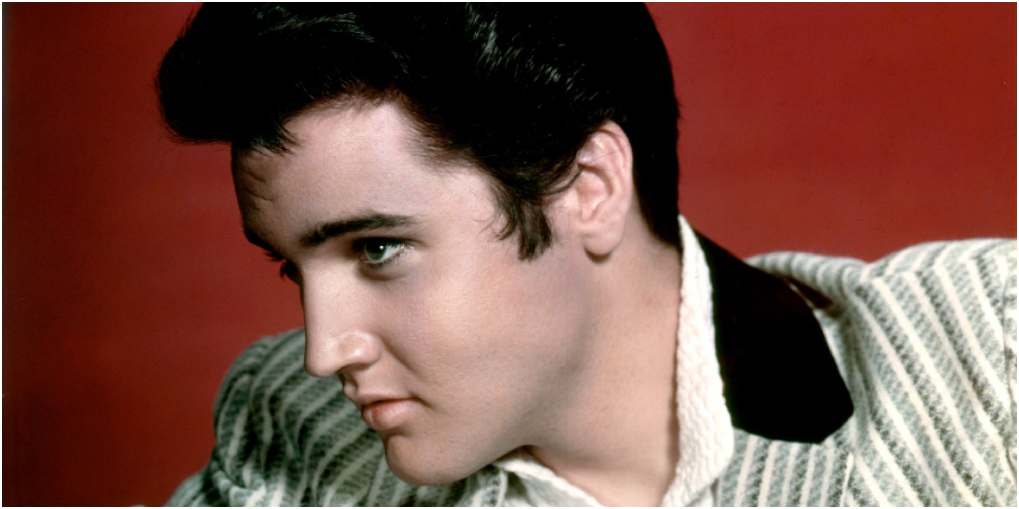 Elvis Presley seen in a promotional photograph.