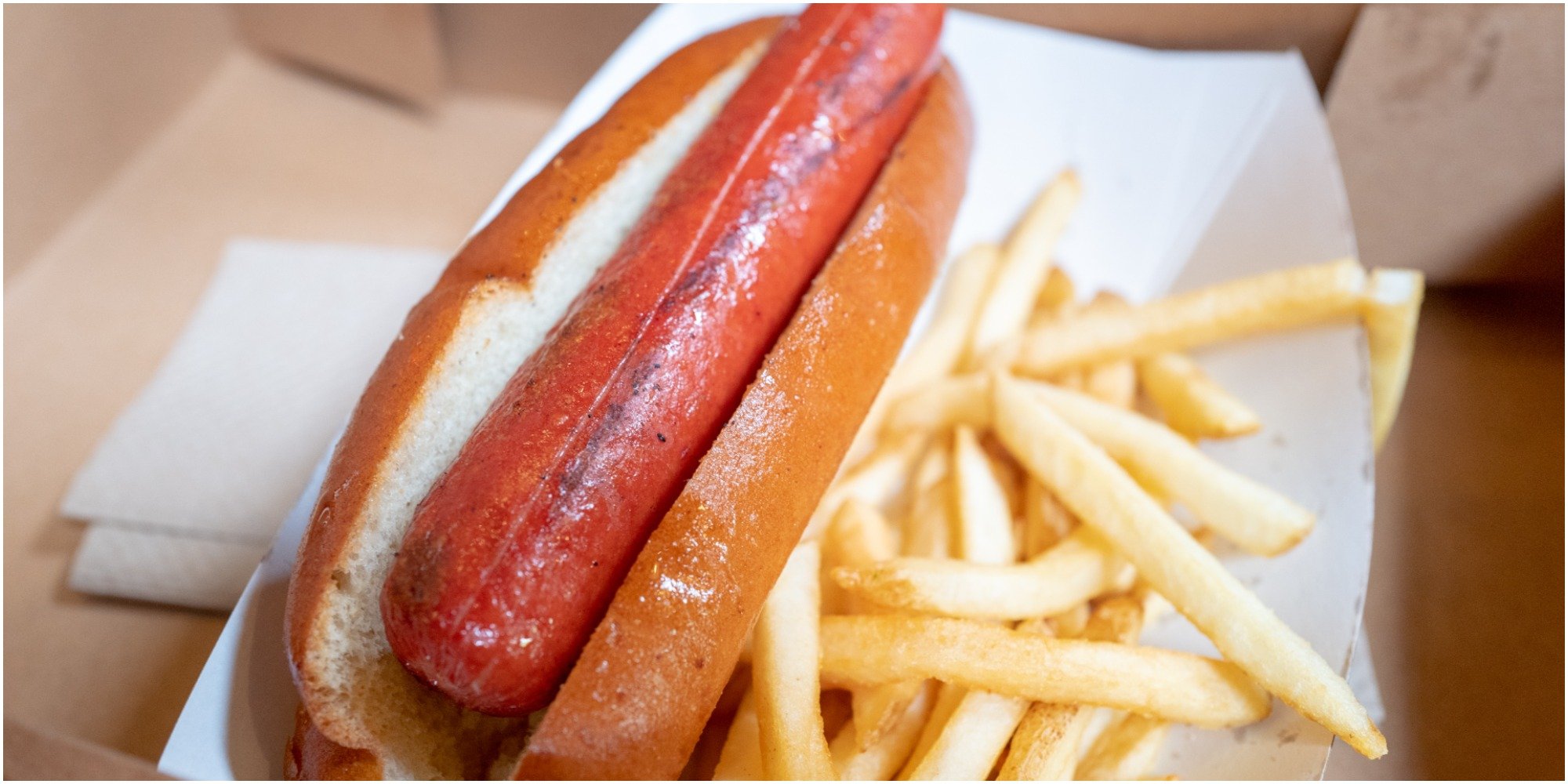 Betty White's favorite food is a hot dog.