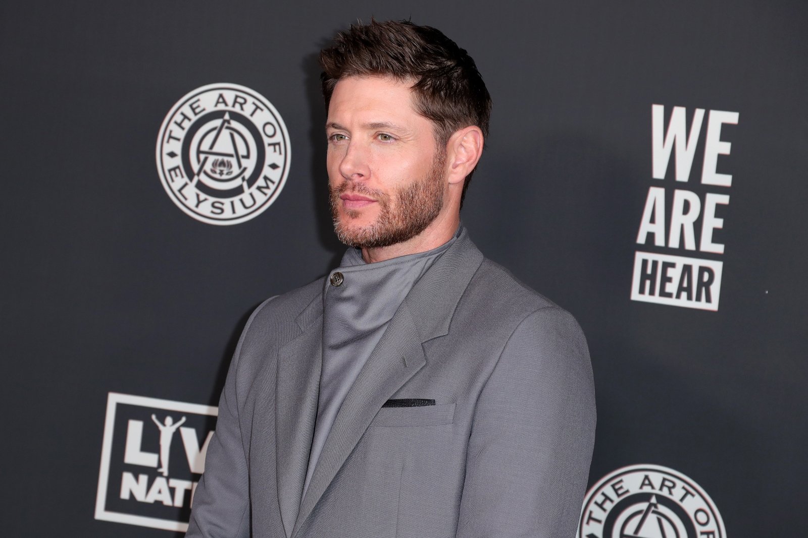 Jensen Ackles attends The Art Of Elysium's 13th Annual Celebration, 2020