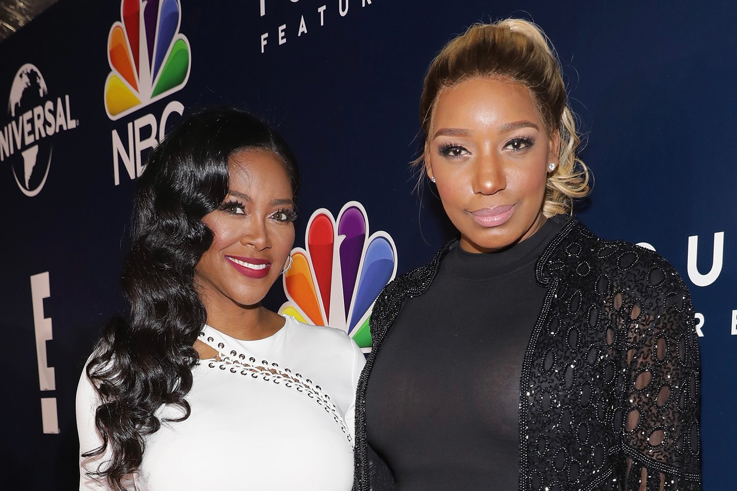 Kenya Moore and Nene Leakes smiling