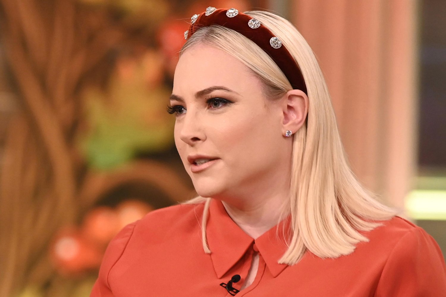 Meghan McCain smiles