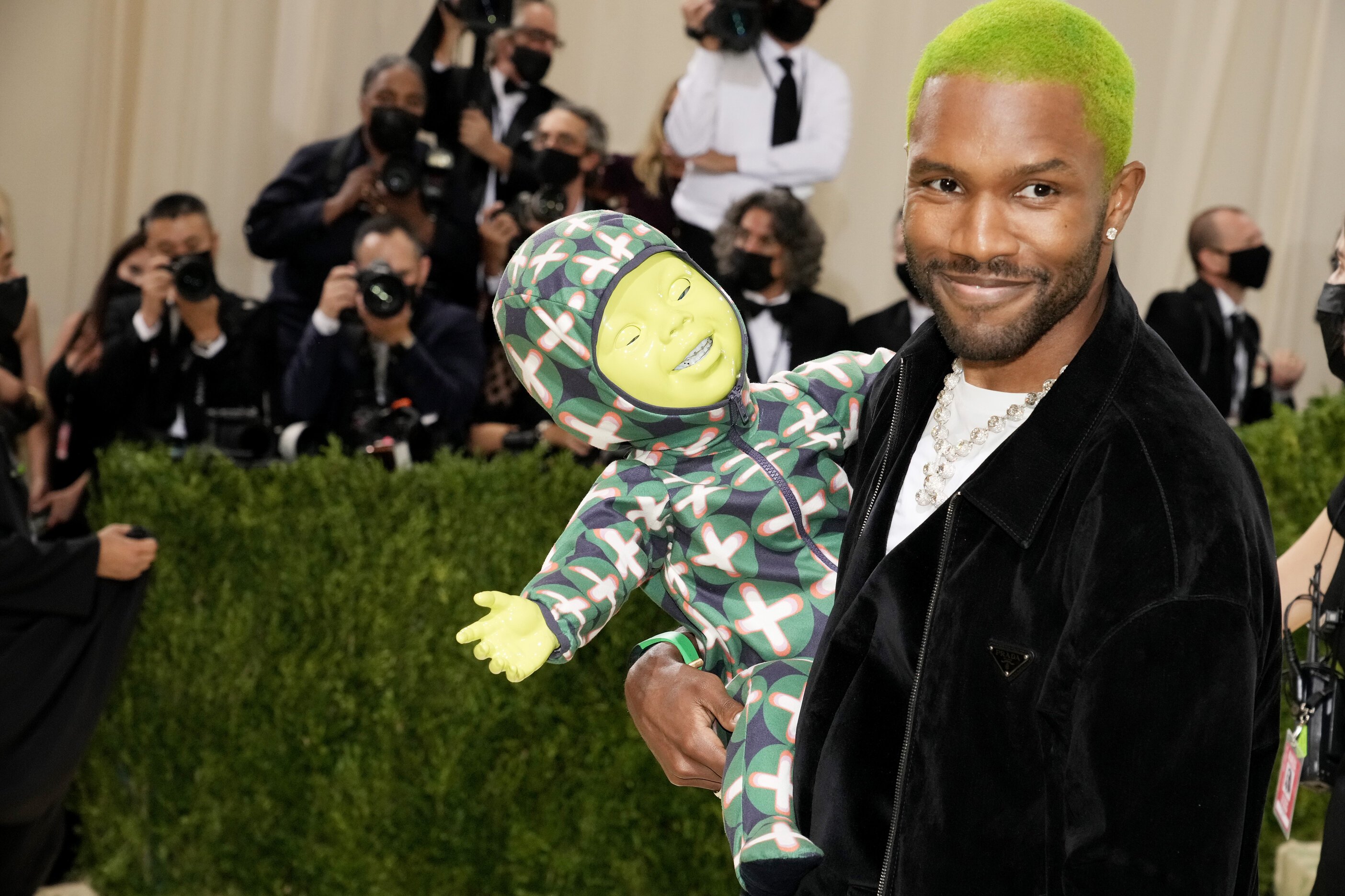 Frank Ocean at the 2021 Met Gala.