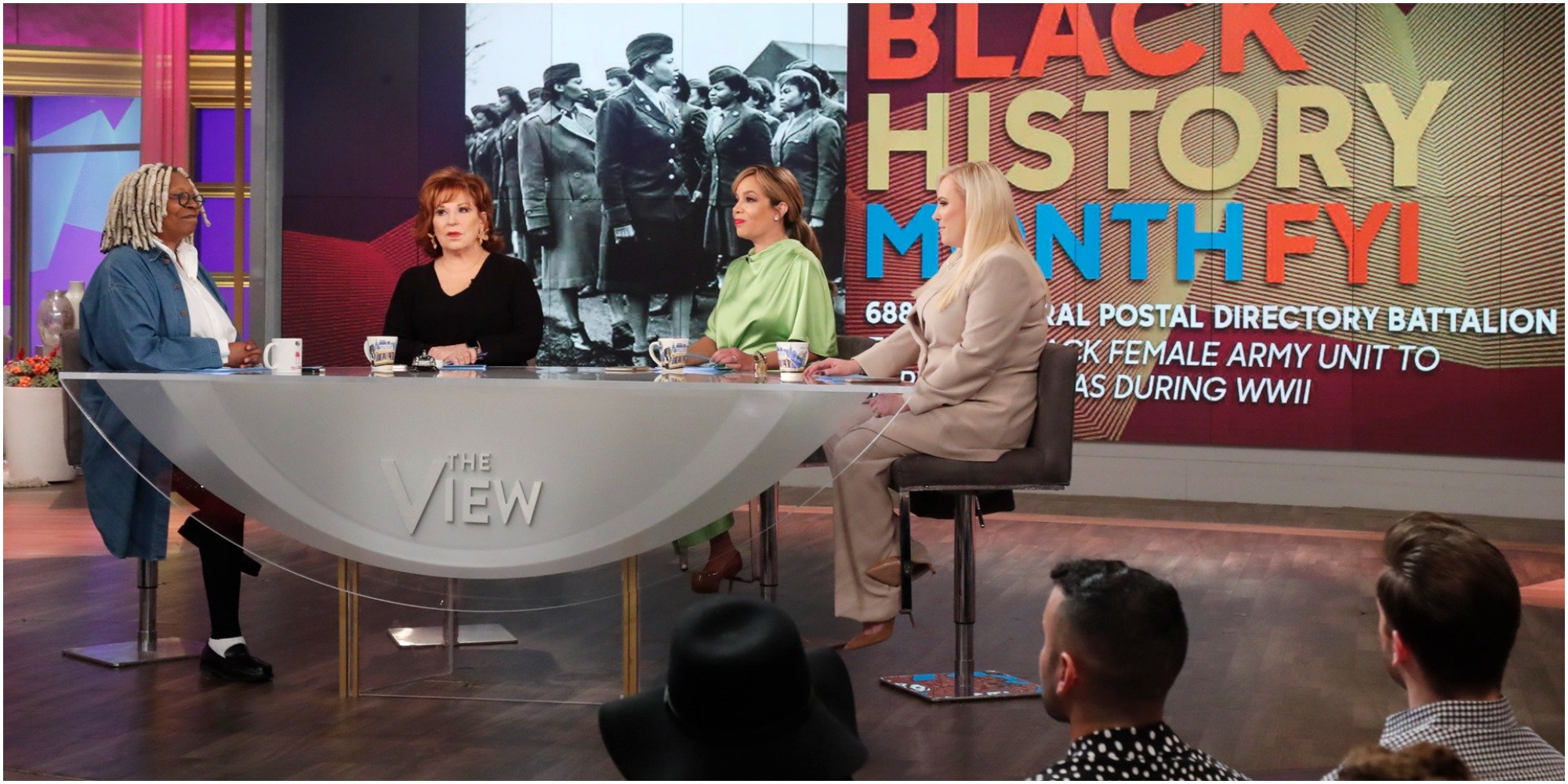 The panelists of "The View" during a discussion on the ABC series.