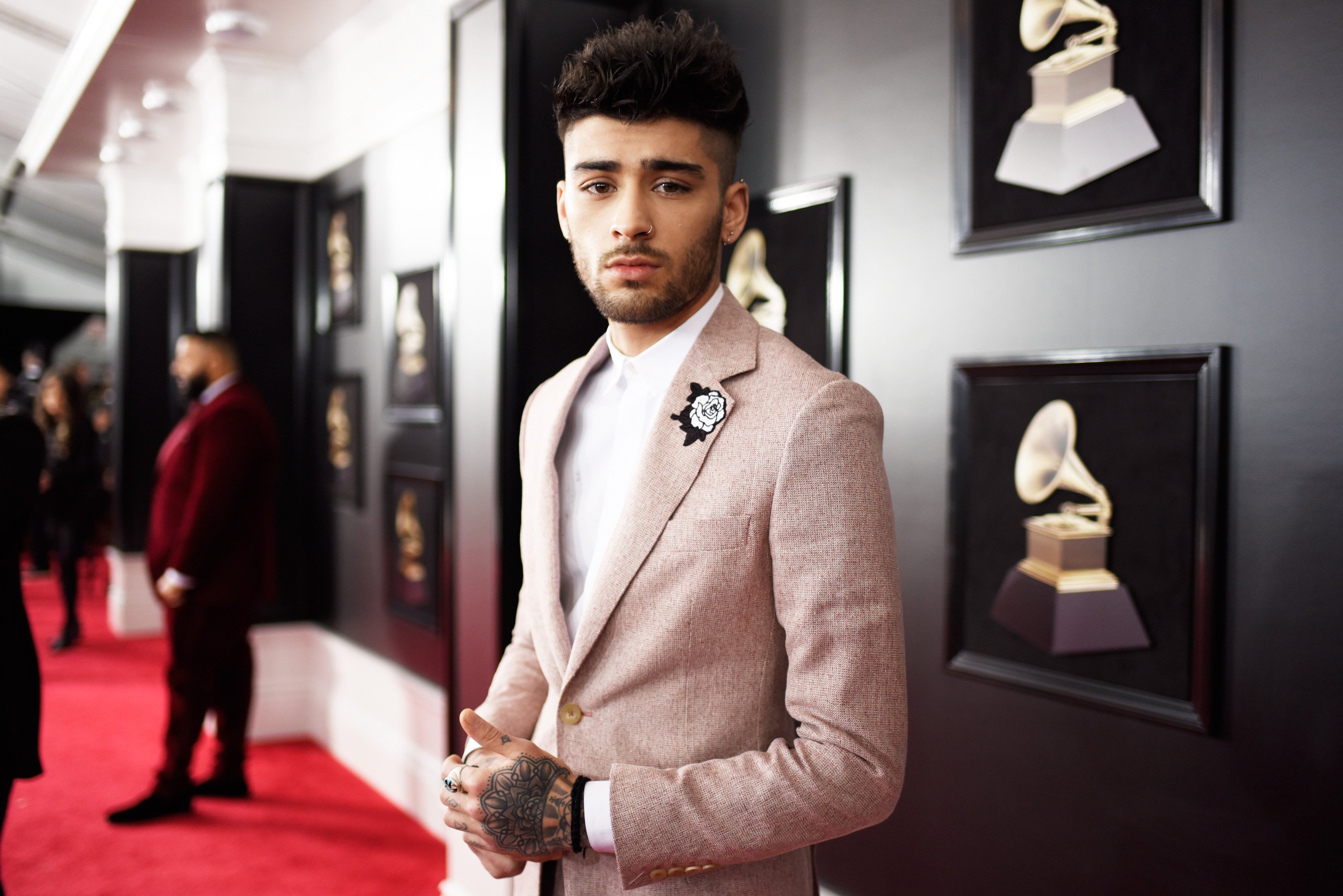 Zayn Malik wearing a suit