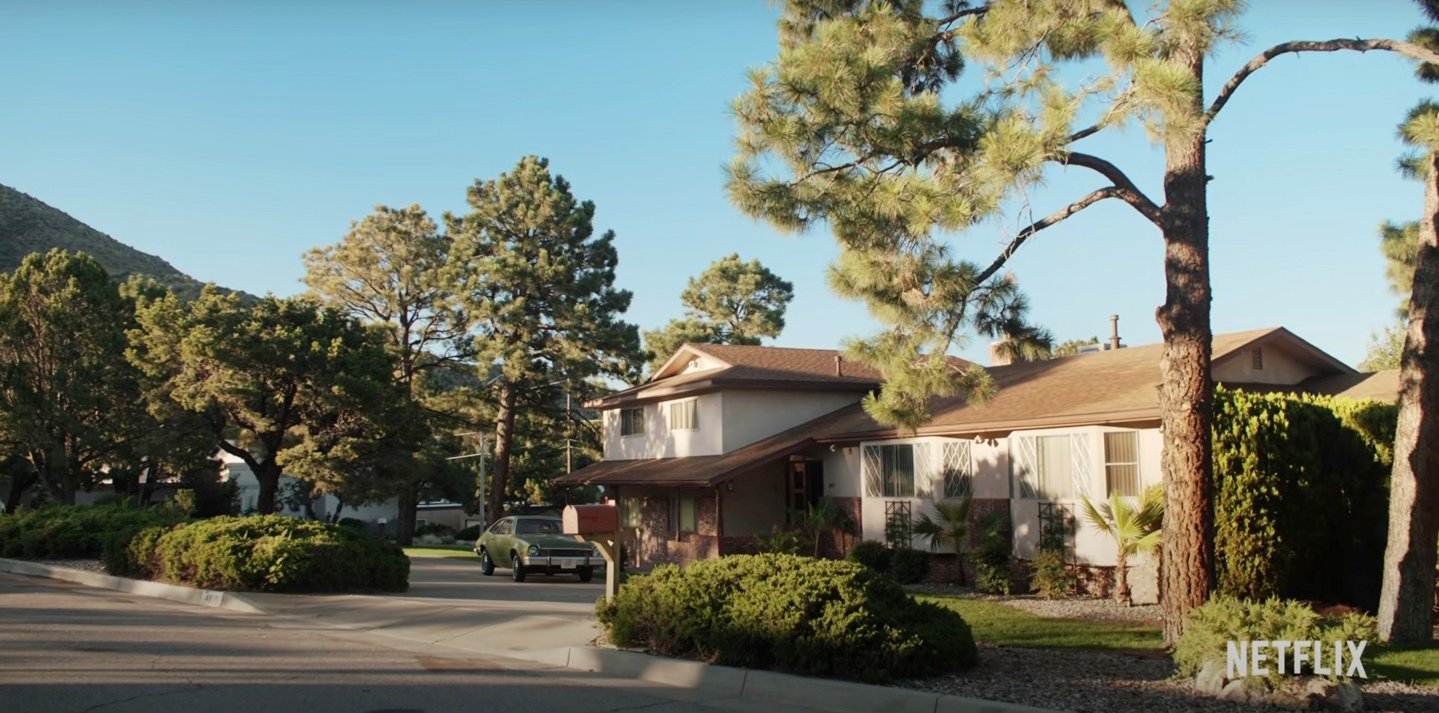 The Byers' new home in Lenora Hills, California, in 'Stranger Things' Season 4