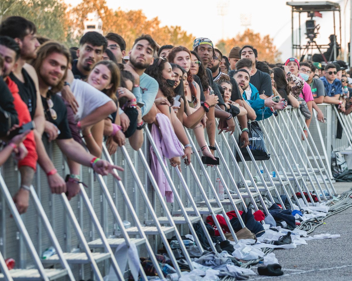 People gather during the 2021 Astroworld Festival