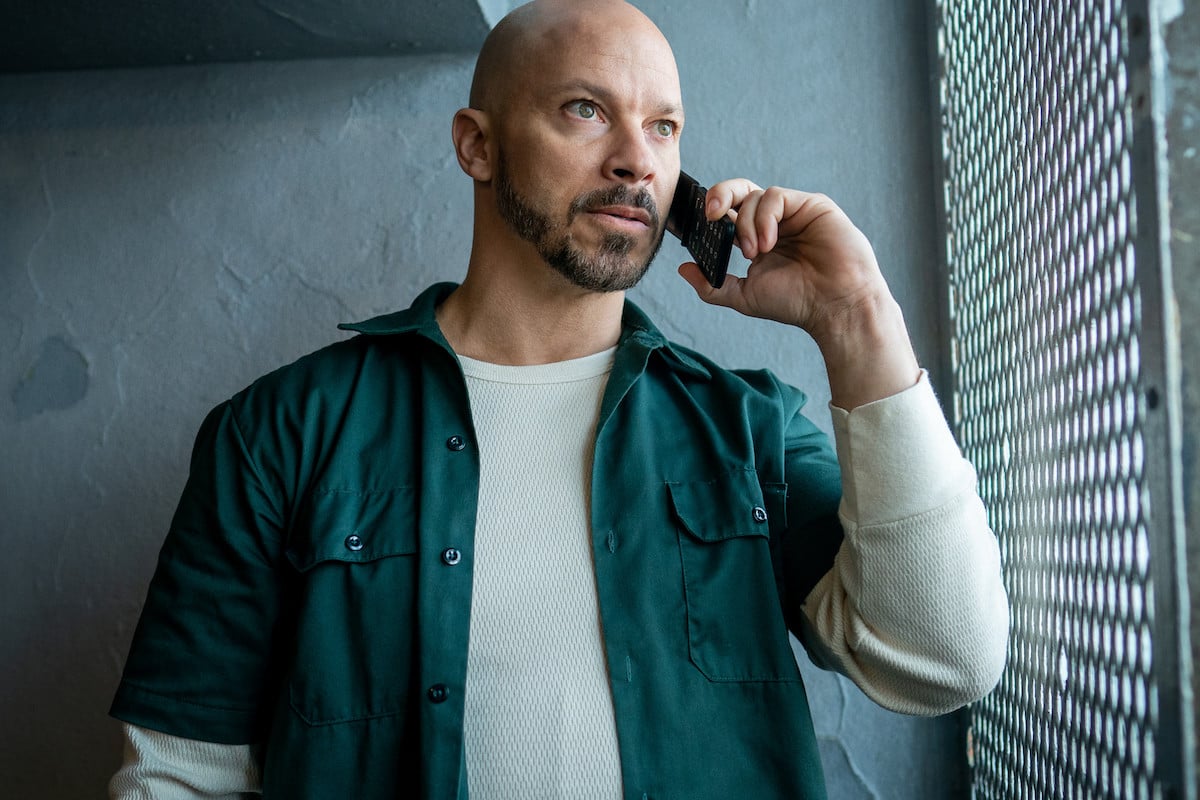 Berto Colon talks on the phone in a prison cell as Lorenzo Tejada in 'Power Book II: Ghost'