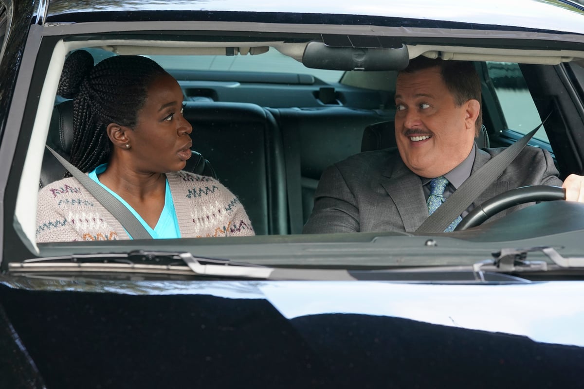 Nigeria's Folake Olowofoyeku and Billy Gardell as Abishola and Bob