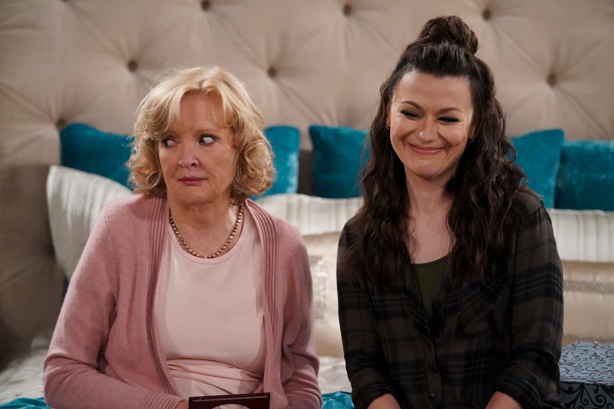 Christine Ebersoles and Maribeth Monroe as Dottie and Christina on 'Bob Hearts Abishola' Season 3