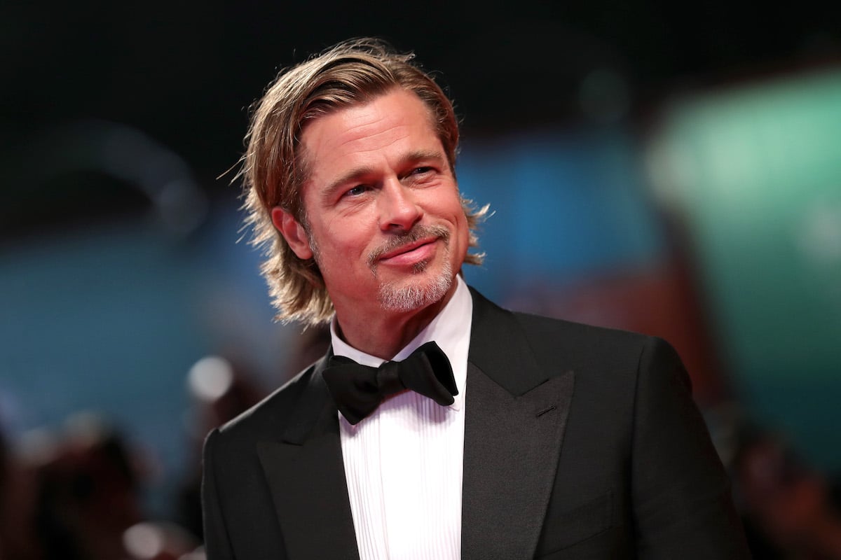 Brad Pitt walks the red carpet ahead of the 'Ad Astra' screening during the 76th Venice Film Festival at Sala Grande on August 29, 2019, in Venice, Italy