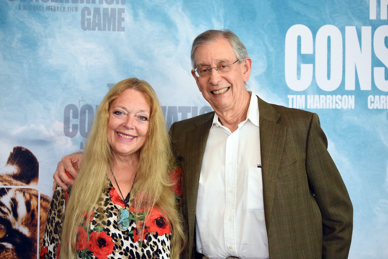 'Tiger King' stars Carole and Howard Baskin pose smiling for the camera