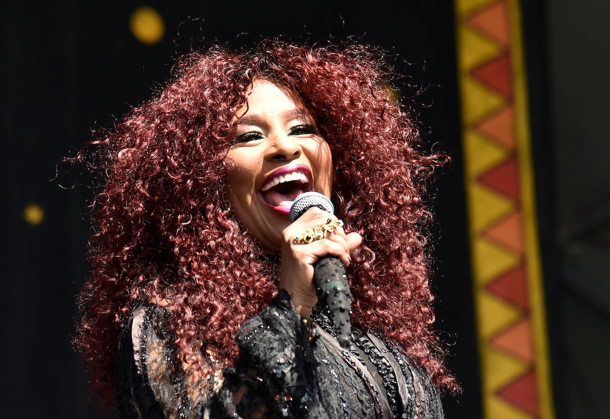 Chaka Khan singing