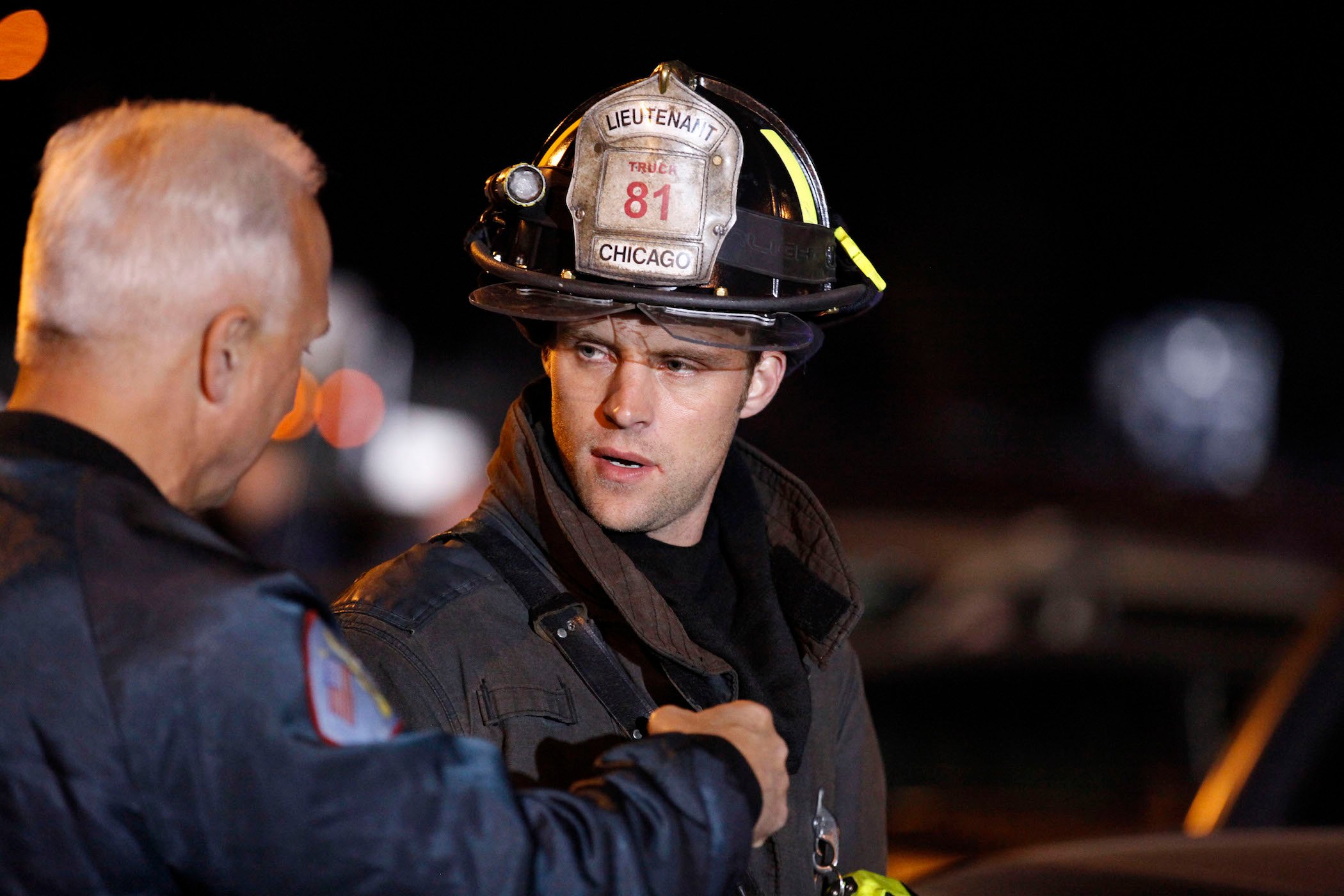 Jesse Spencer as Matthew Casey in 'Chicago Fire' Season 1 Episode 7, the Thanksgiving-themed episode.