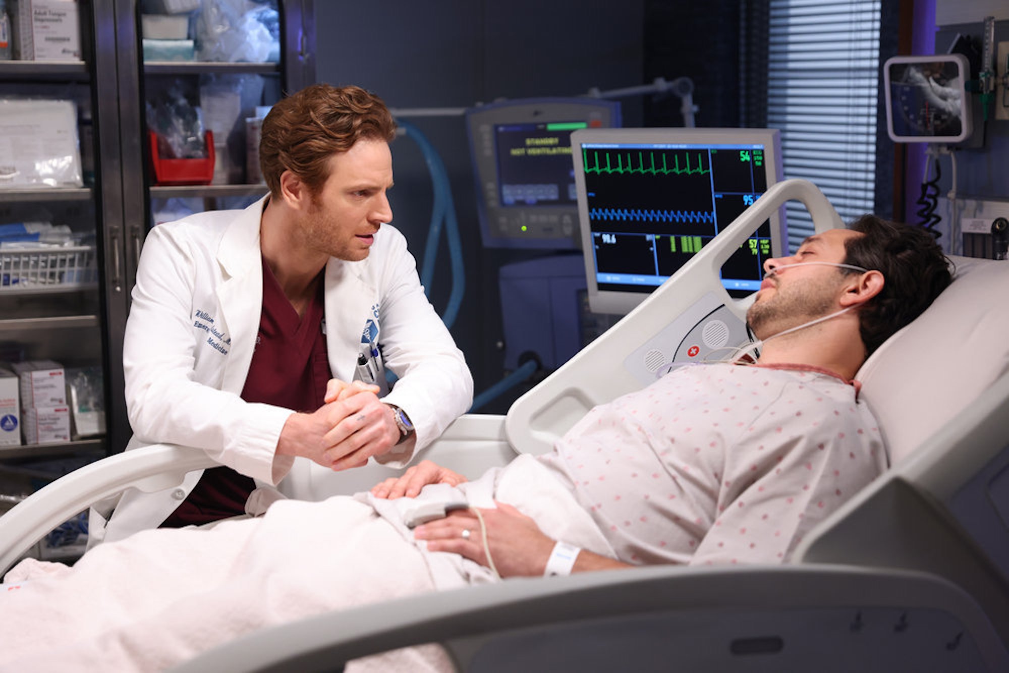 Nick Gehlfuss as Dr. Will Halstead in 'Chicago Med' Season 7
