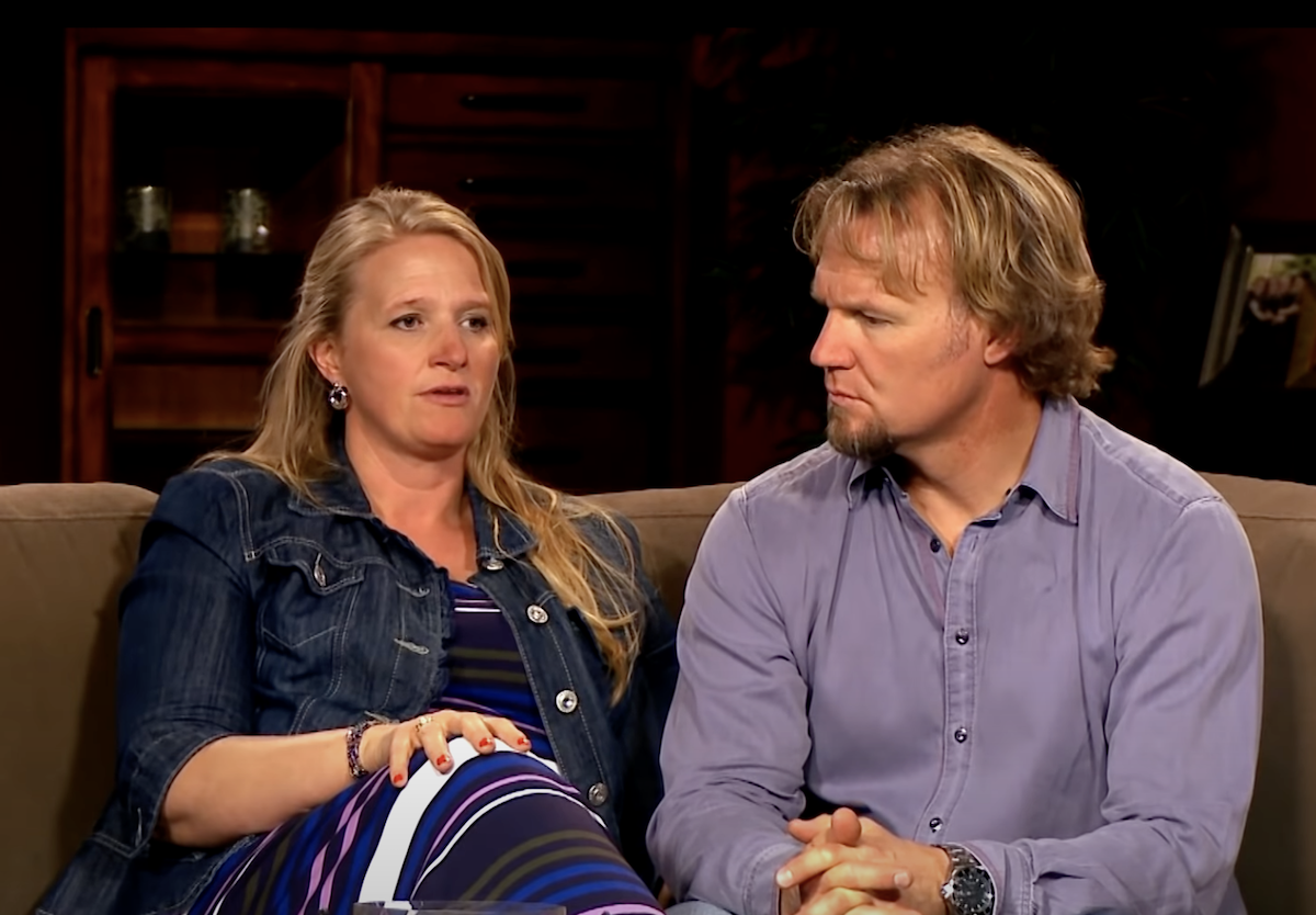 Christine Brown and Cody Brown speak during a confessional recording