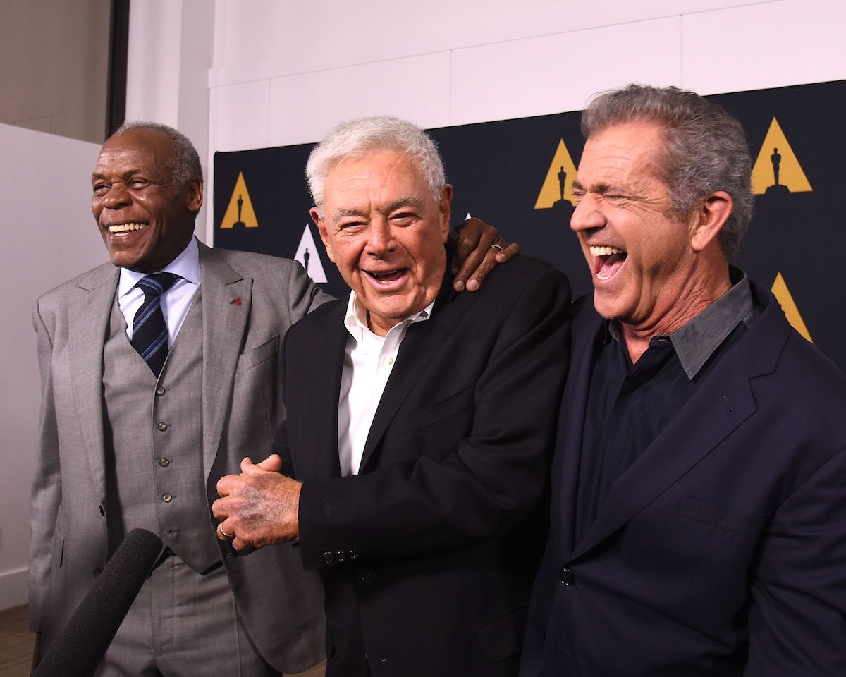 Danny Glover, Richard Donner, Mel Gibson of the Lethal Weapon movies