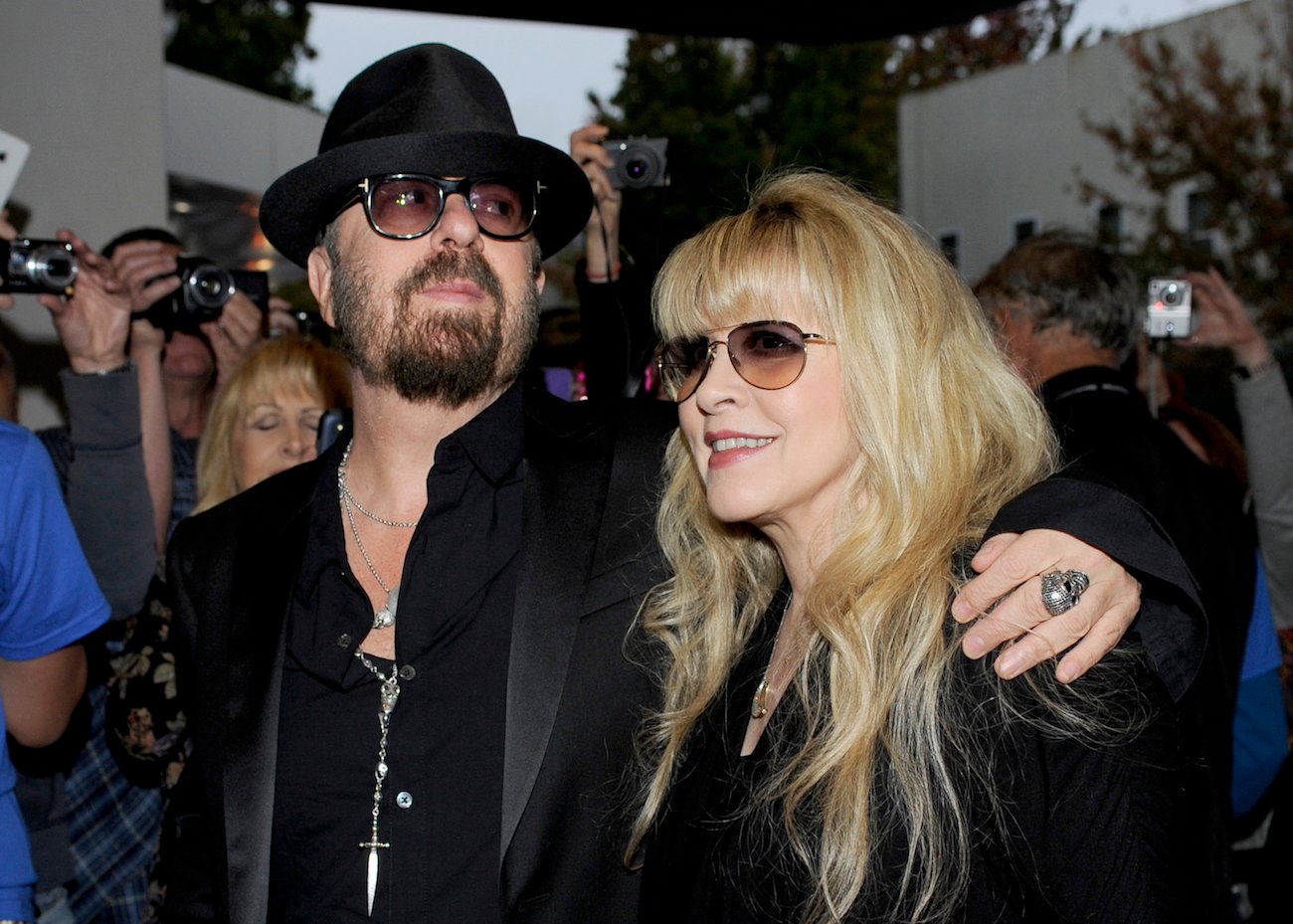 Dave Stewart and Stevie Nicks at the premiere of 'In Your Dreams-Stevie Nicks,' 2012.