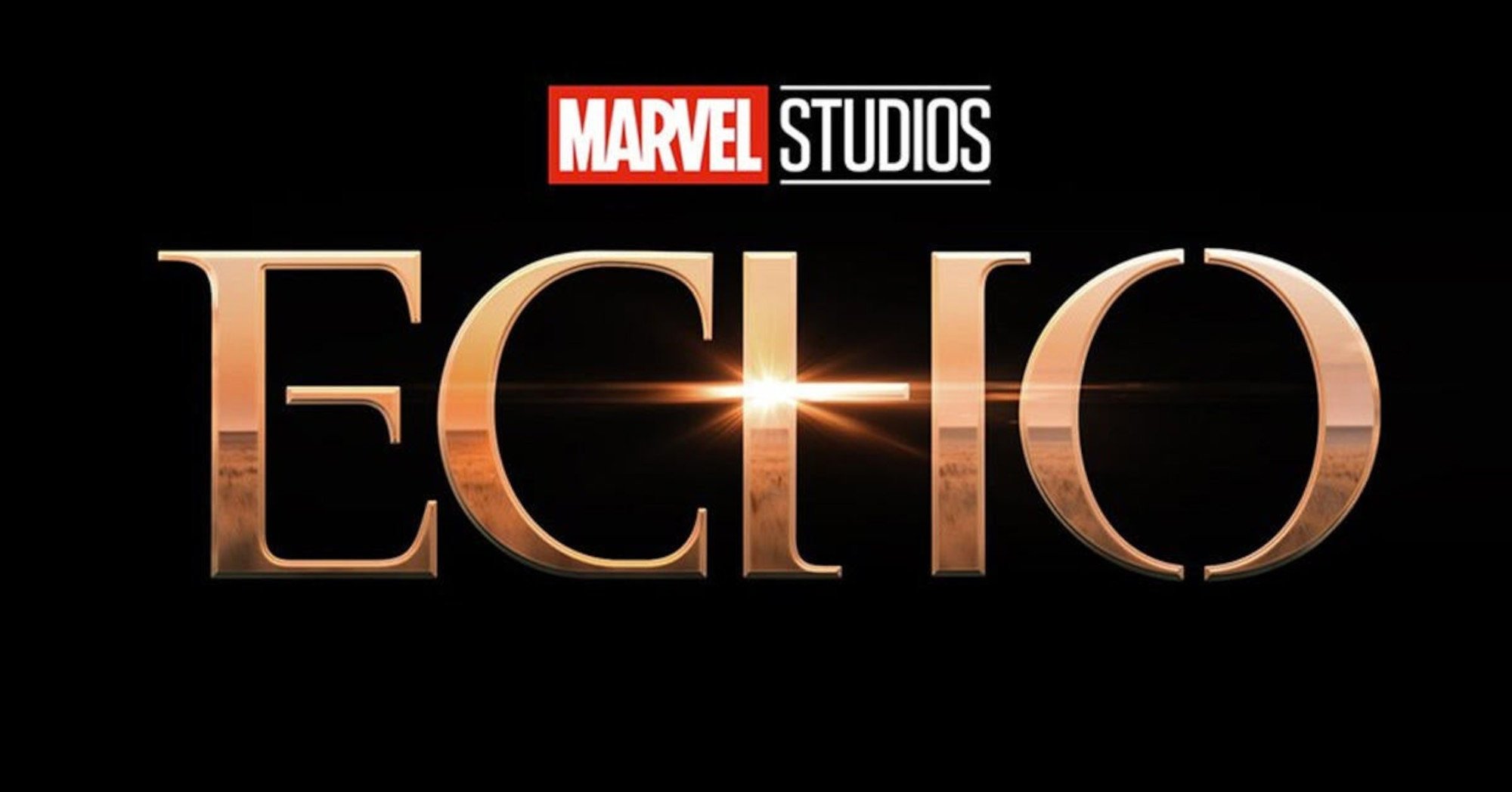 The official logo for Marvel's upcoming 'Echo' series, which will follow Alaqua Cox's Maya Lopez, who will be introduced in 'Hawkeye.'