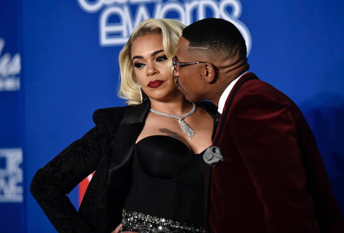 Faith Evans and Stevie J