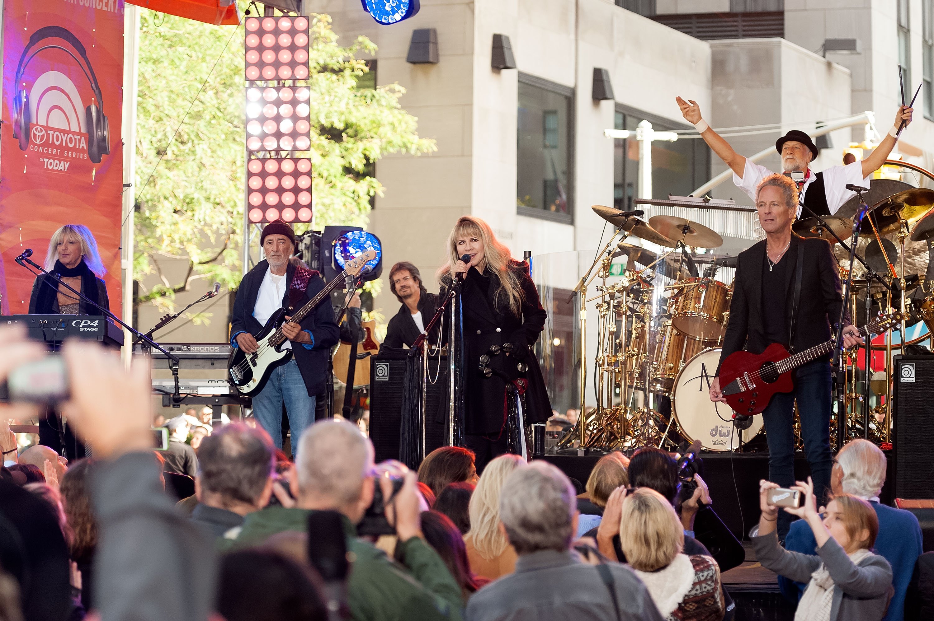 Fleetwood Mac performing on NBC's 'Today' in NYC, 2014.