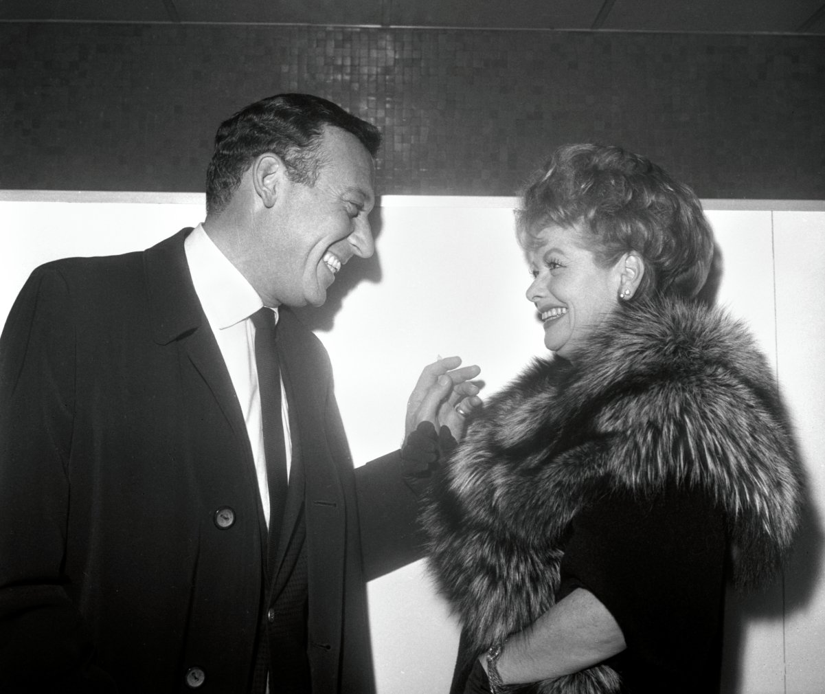 Iconic actor Lucille Ball, right, with husband, comedian and producer Gary Morton, in 1962.