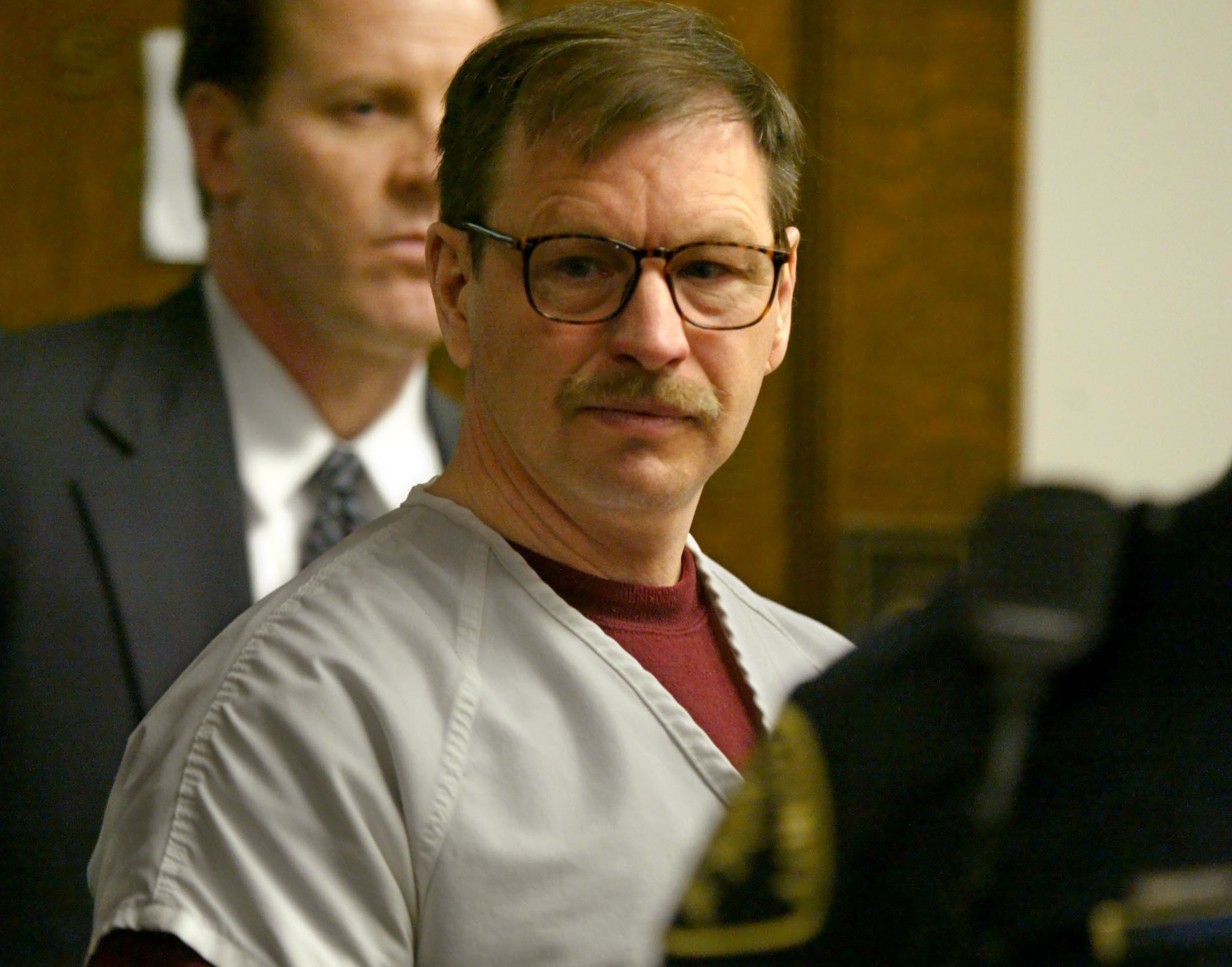 Gary Ridgway, aka the Green River Killer' in court in 2003