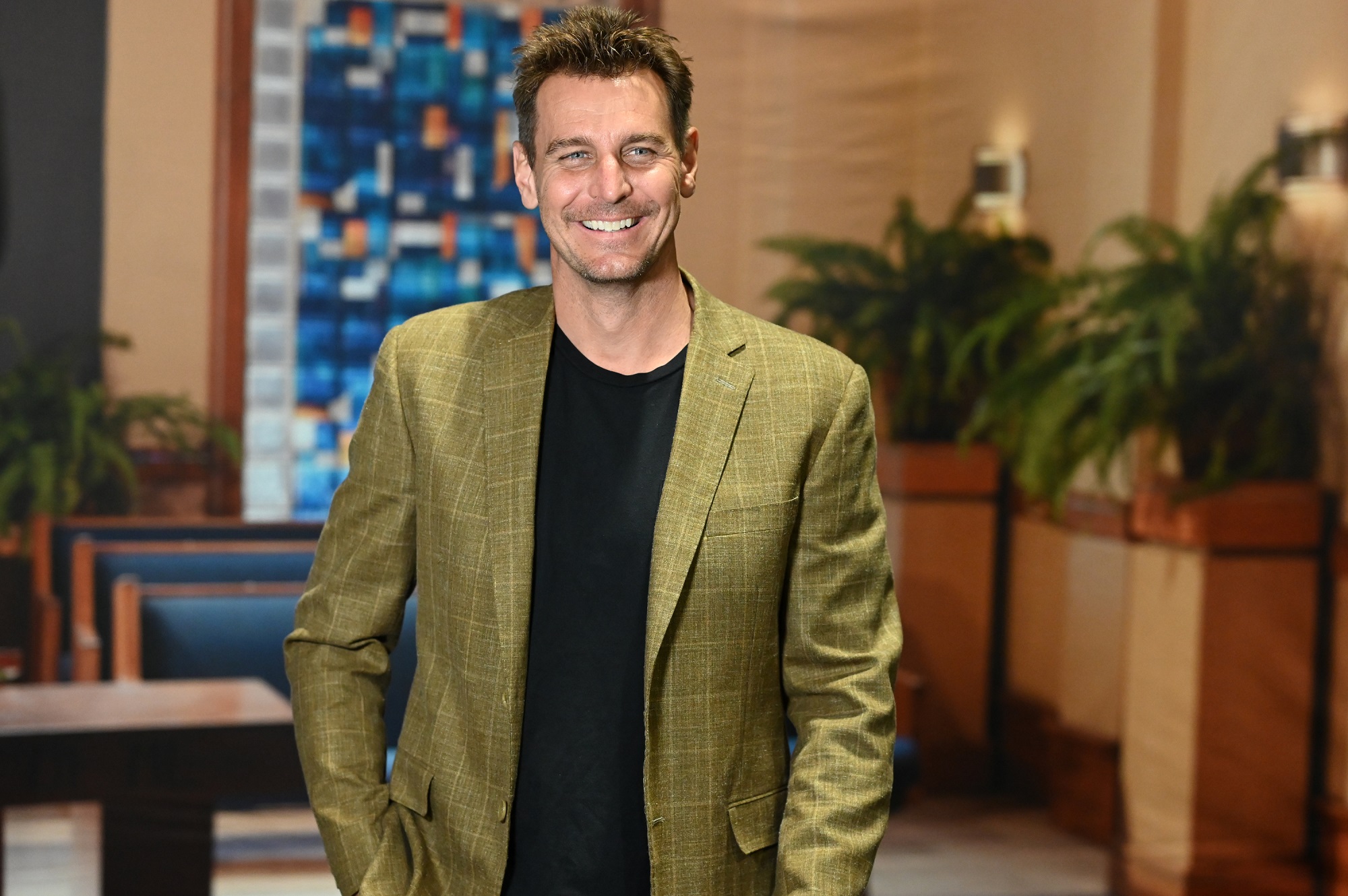General Hospital is once again mired in controversy thanks to Ingo Rademacher, pictured here in a tweed jacket at Graceland