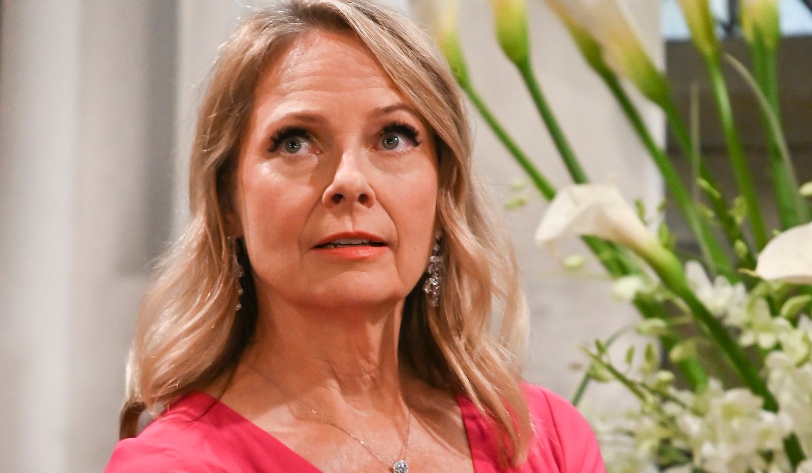 General Hospital speculation focuses on Gladys, pictured here in a pink dress