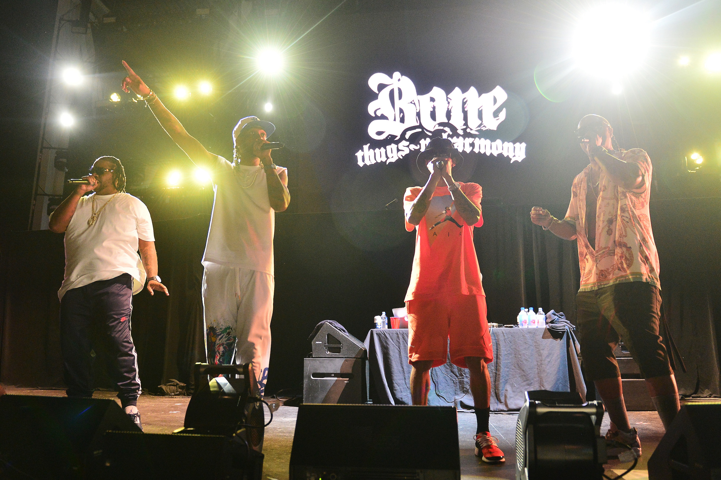 Bone Thugs-n-Harmony performing