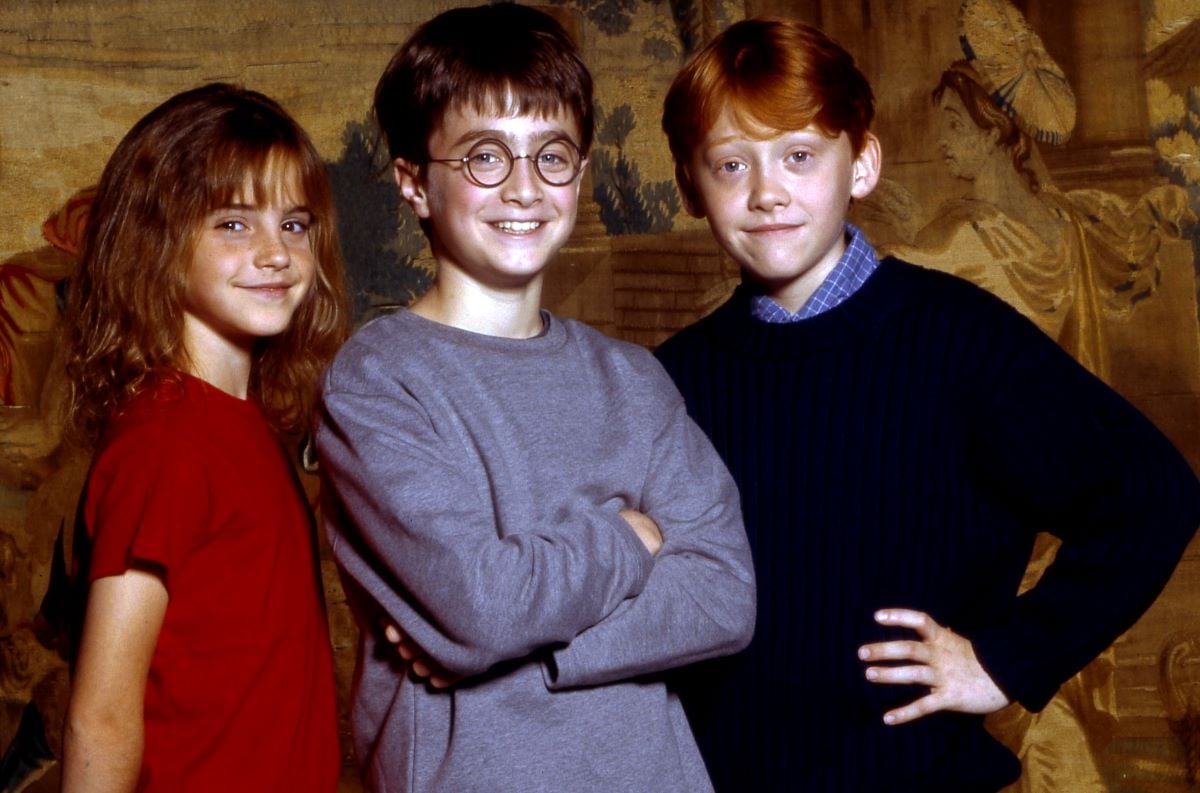 Harry Potter stars Emma Watson, Daniel Radcliffe, and Rupert Grint, who will appear in the Harry Potter reunion special