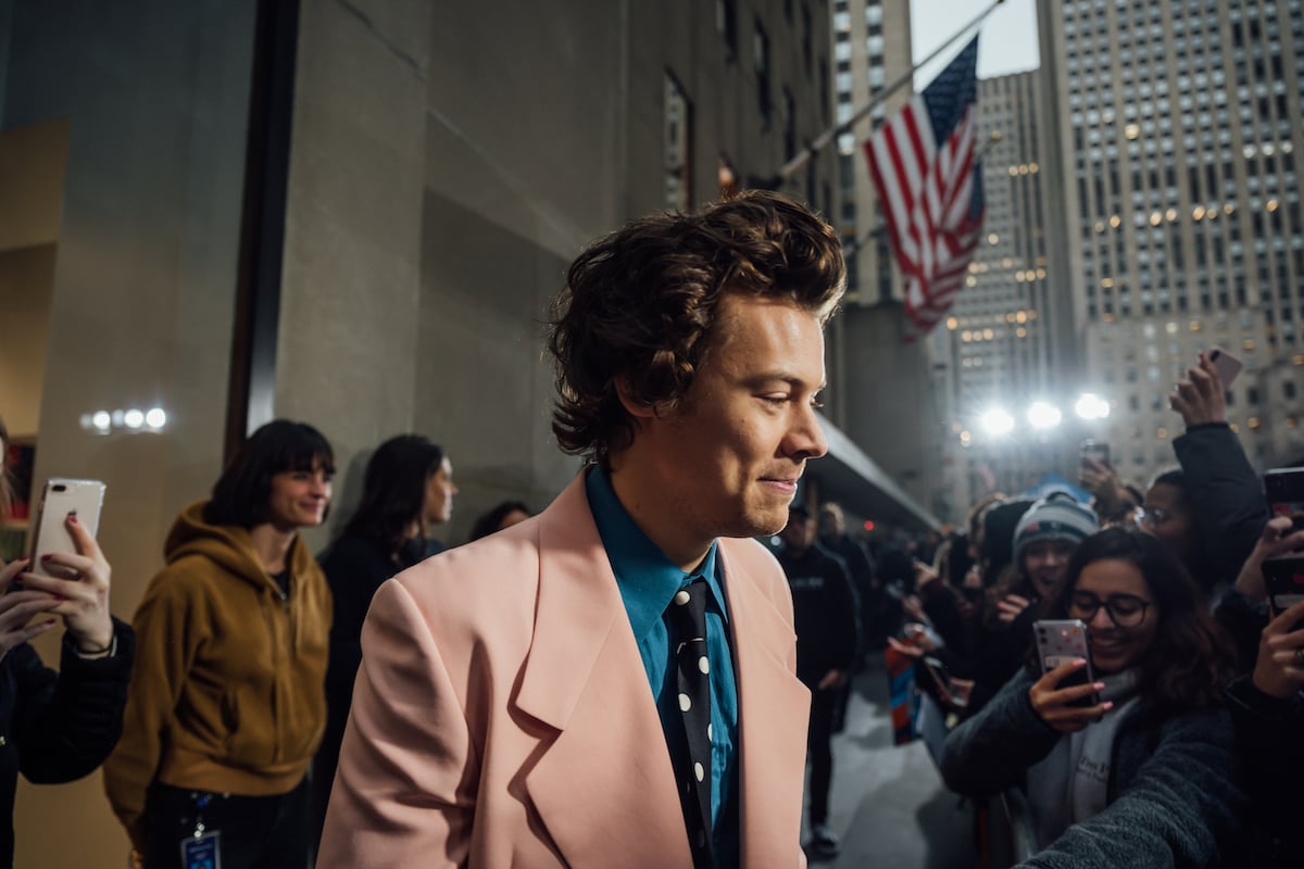 Pop star Harry Styles exits the TODAY show