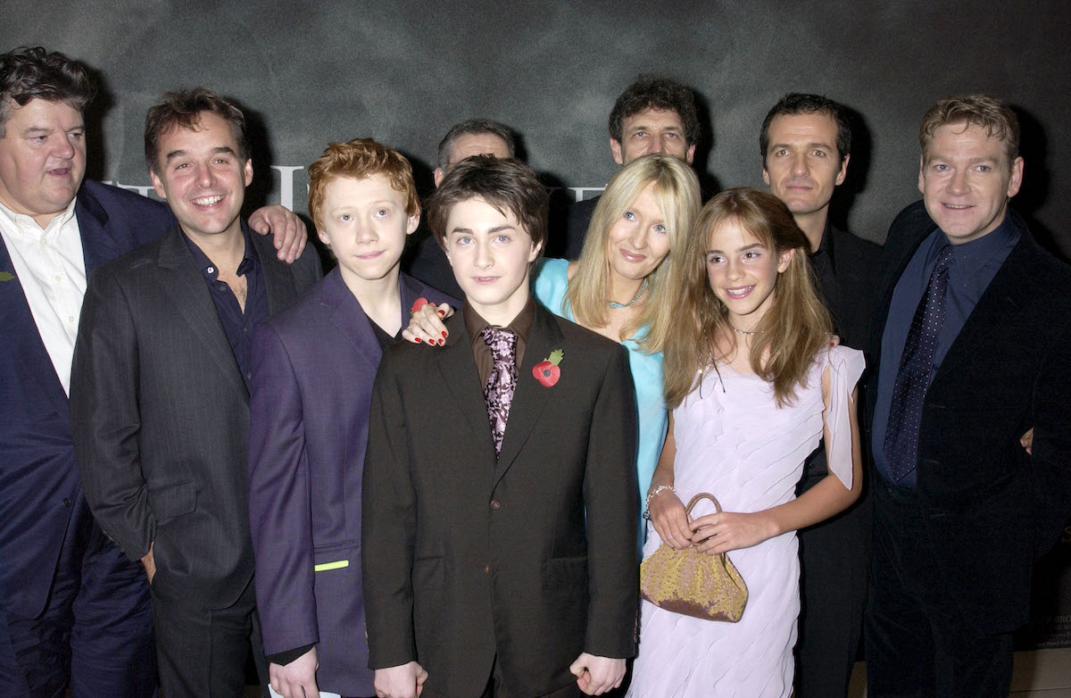 'Harry Potter' and 'Home Alone' director Chris Columbus with 'Harry Potter and the Chamber of Secrets' cast and crew
