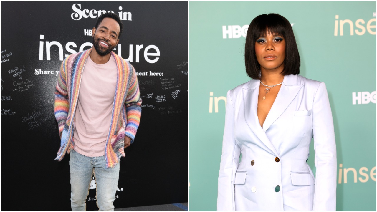 Jay Ellis and Christina Elmore attends HBO Celebrates The Final Season Of 'Insecure' With Insecure Fest