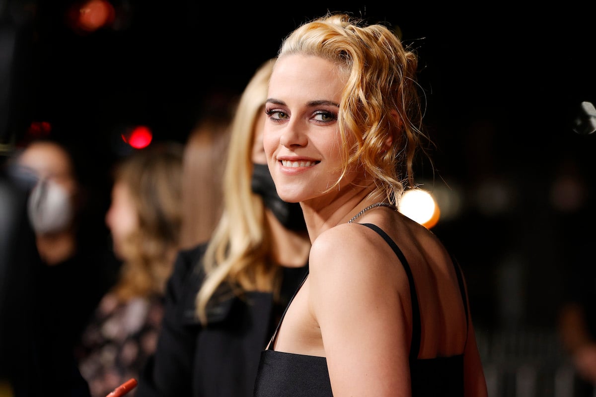 Kristen Stewart walks the red carpet at the Los Angeles premiere of 'Spencer'