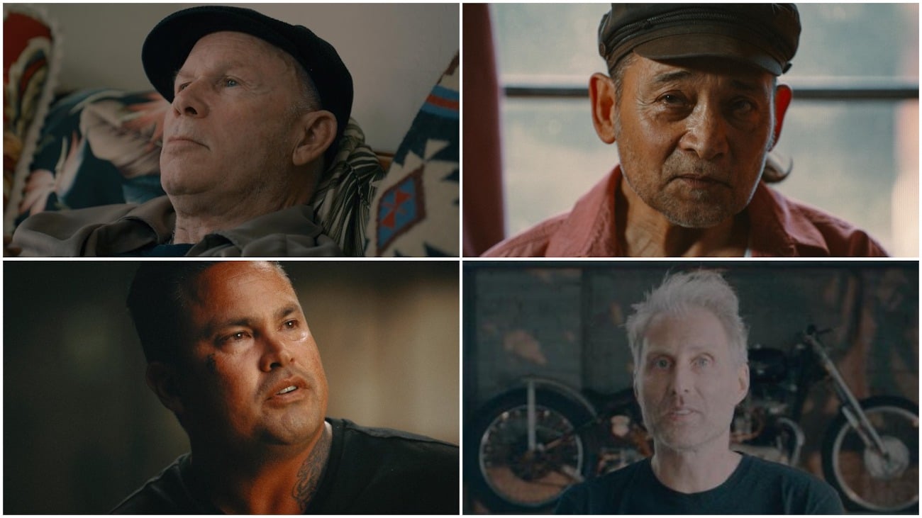 Ed Boswell, Robert Cassel, Robert 'Bobby' Vaughn, and Tonny Sørensen in 'The Curse of Von Dutch: A Brand to Die For' docuseries
