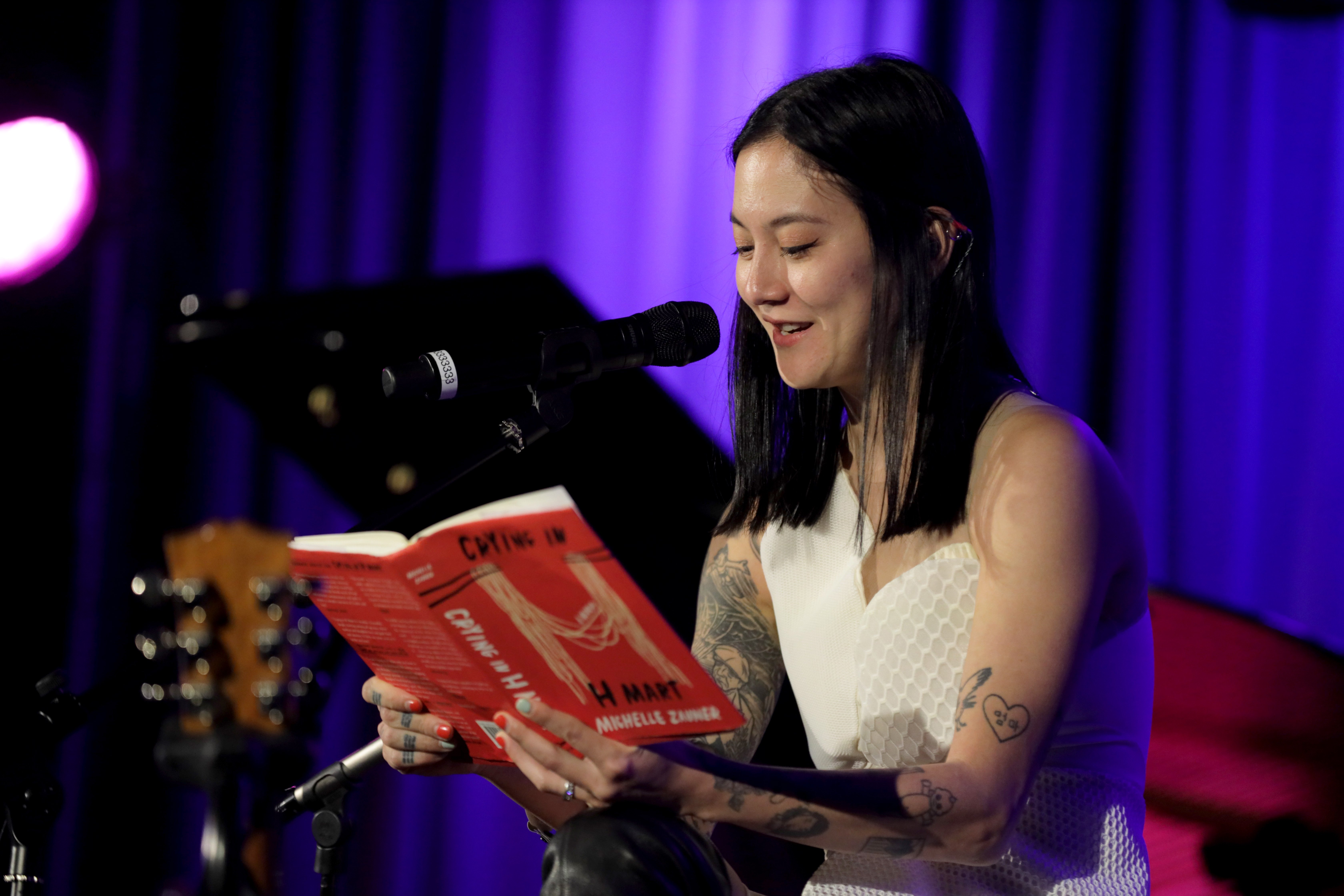 Michelle Zauner of Japanese Breakfast reads from her book at The Drop: Japanese Breakfast at The GRAMMY Museum