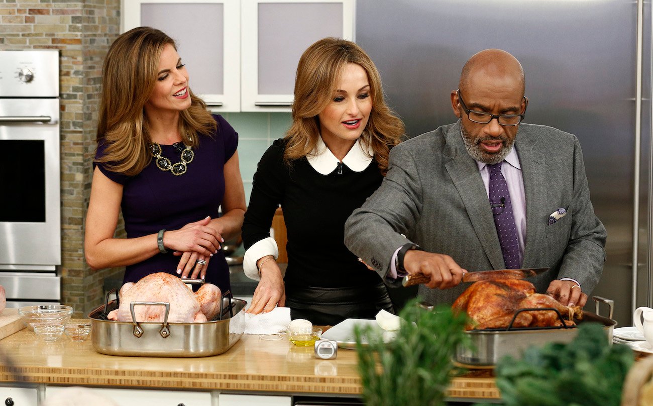 Natalie Morales, Giada De Laurentiis, and Al Roker carve turkeys on 'Today' Season 62