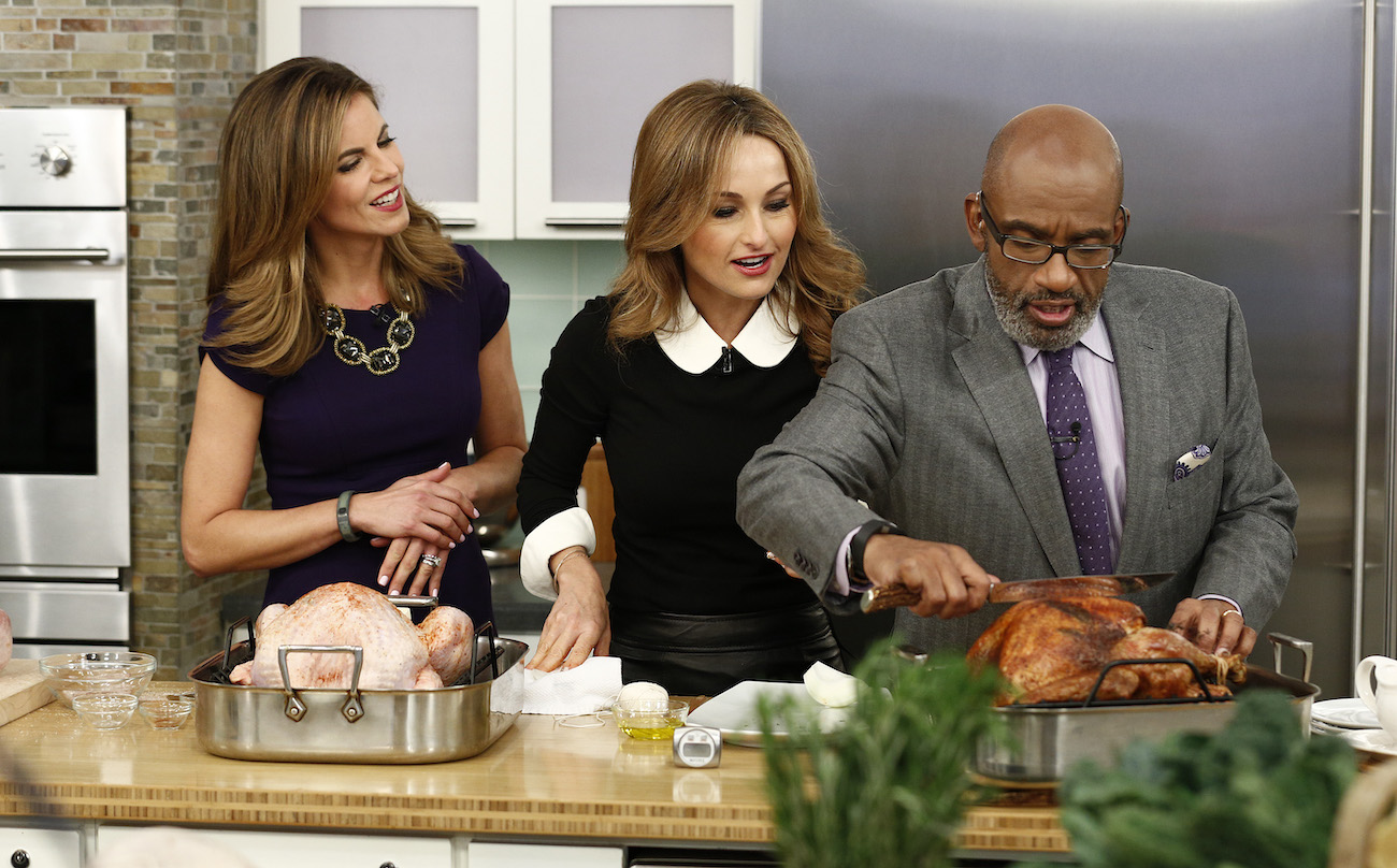Natalie Morales, Giada De Laurentiis, and Al Roker carve turkeys on 'Today' Season 62