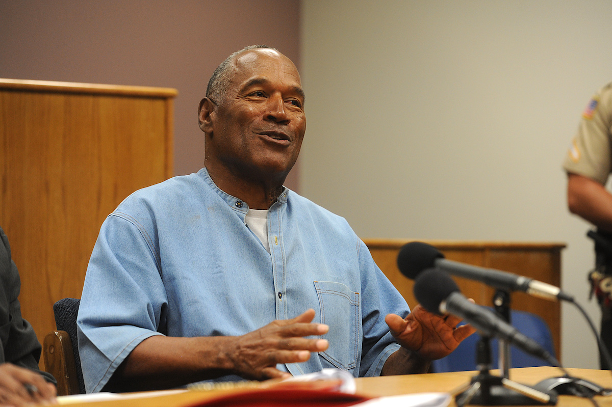 O.J. Simpson attends a parole hearing in 2017