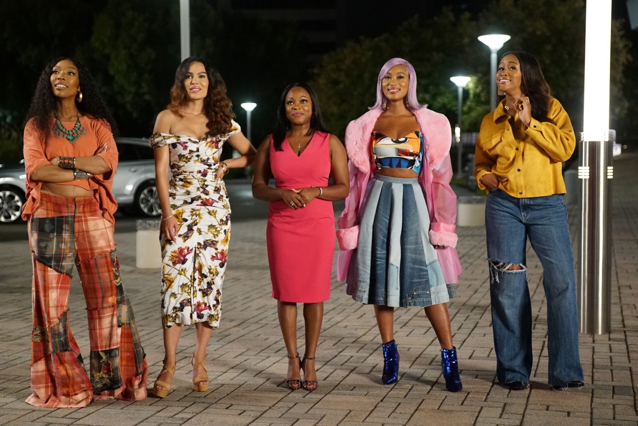 Brandy, Nadine Velazquez, Naturi Naughton, Pepi Sonuga, and Eve on 'Queens'