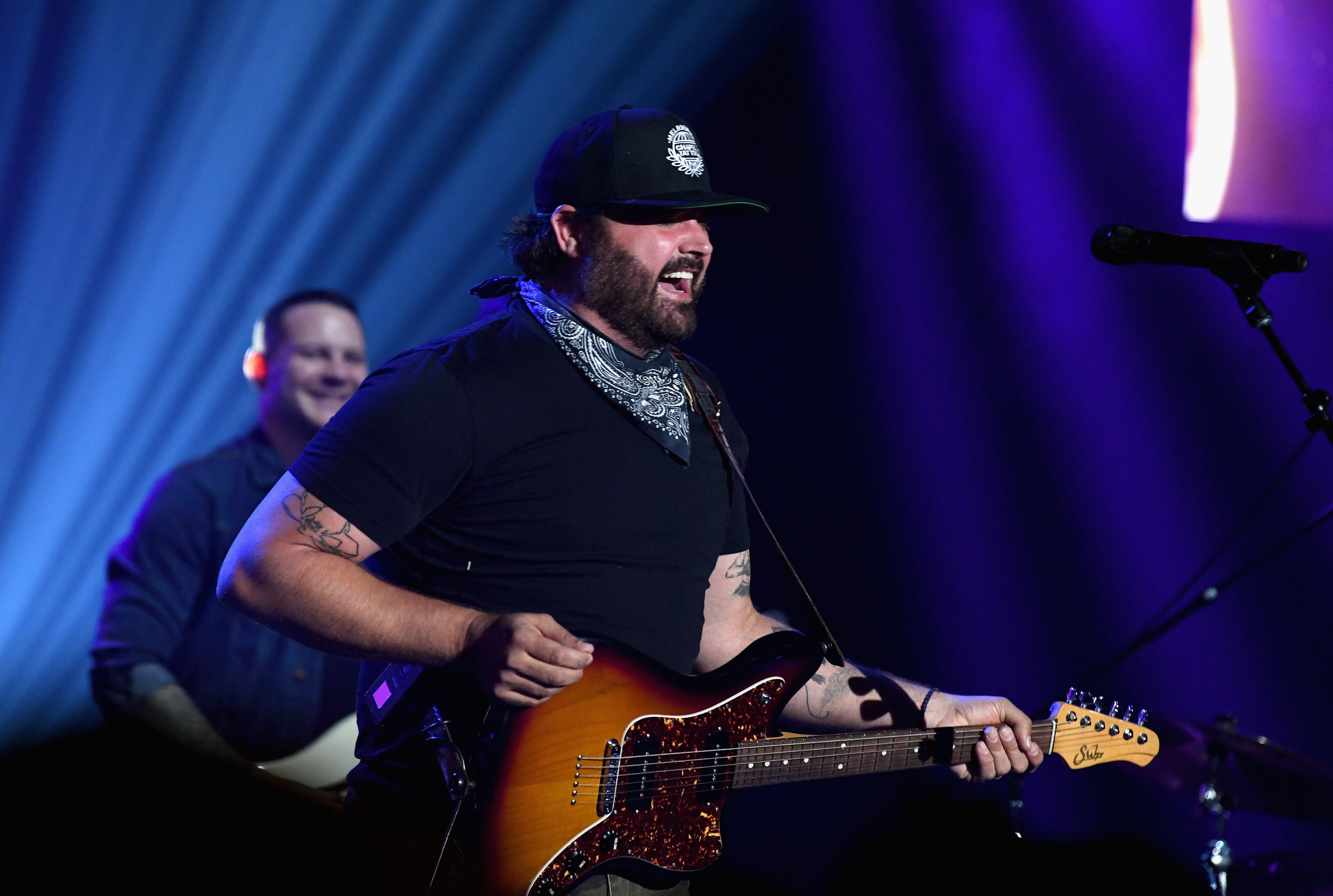 Randy Houser performs on stage during iHeartCountry Album Release Party at the iHeartRadio Theater LA