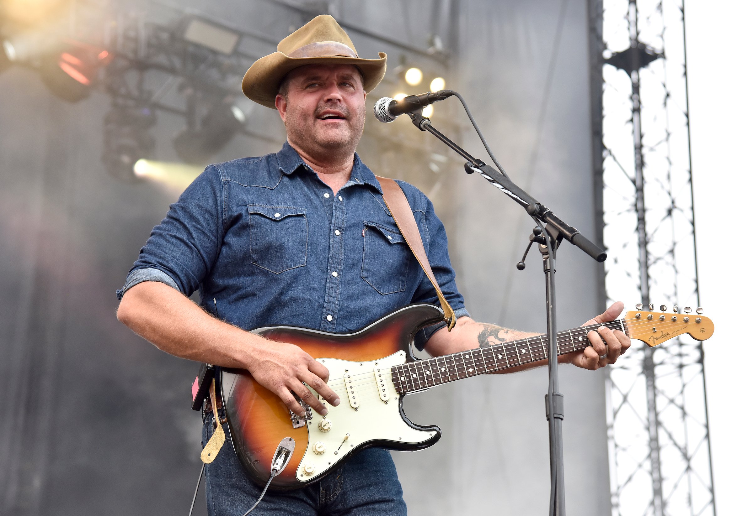 Randy Houser performs during the 2021 Watershed music festival at Gorge Amphitheatre