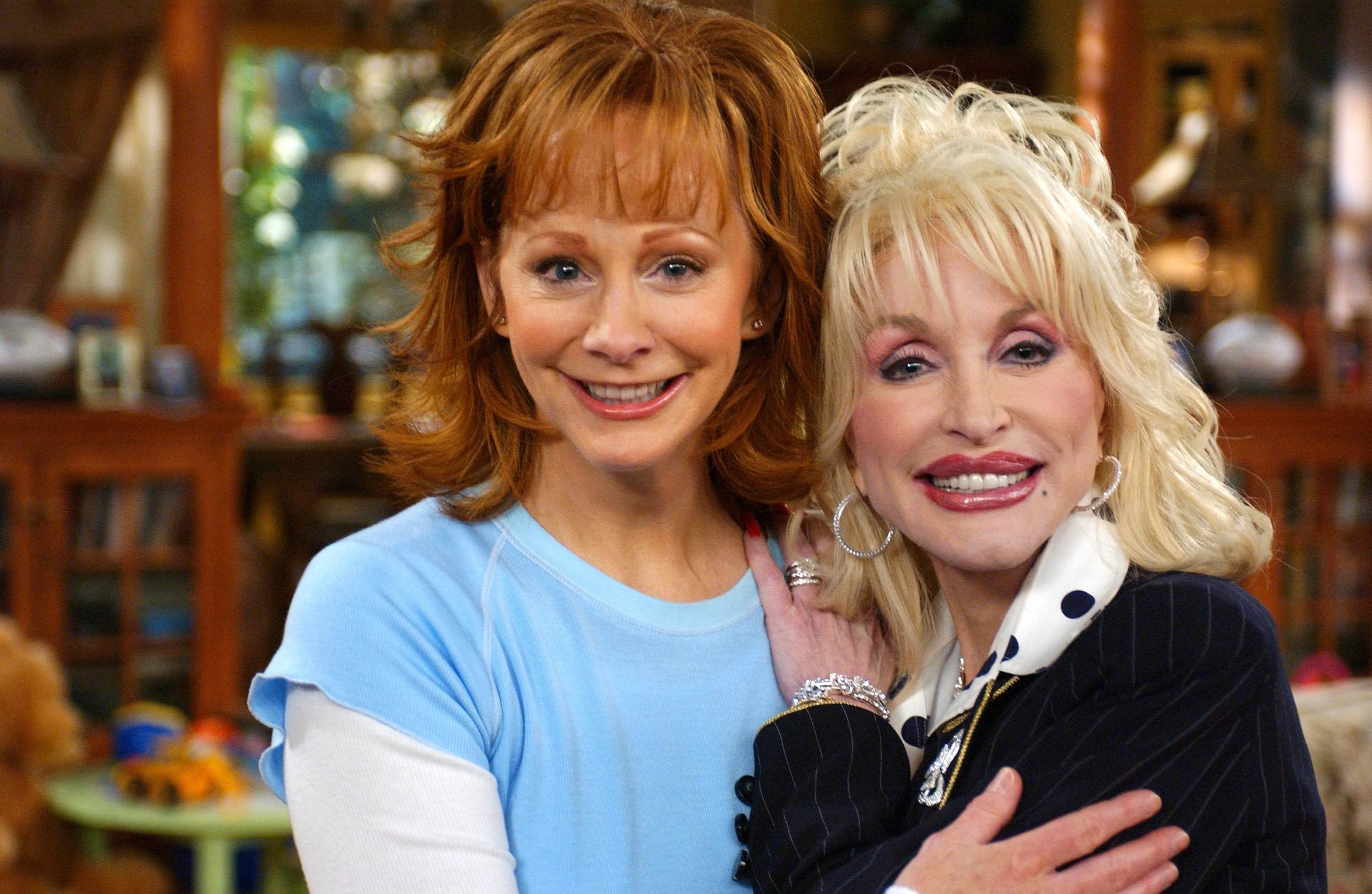 Reba McEntire and Dolly Parton 