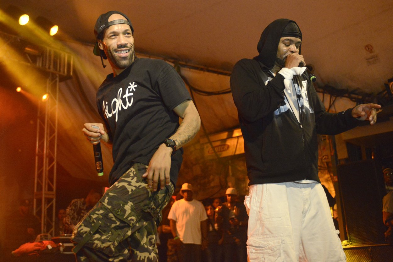 Redman (L) and Method Man of Method Man & Redman perform