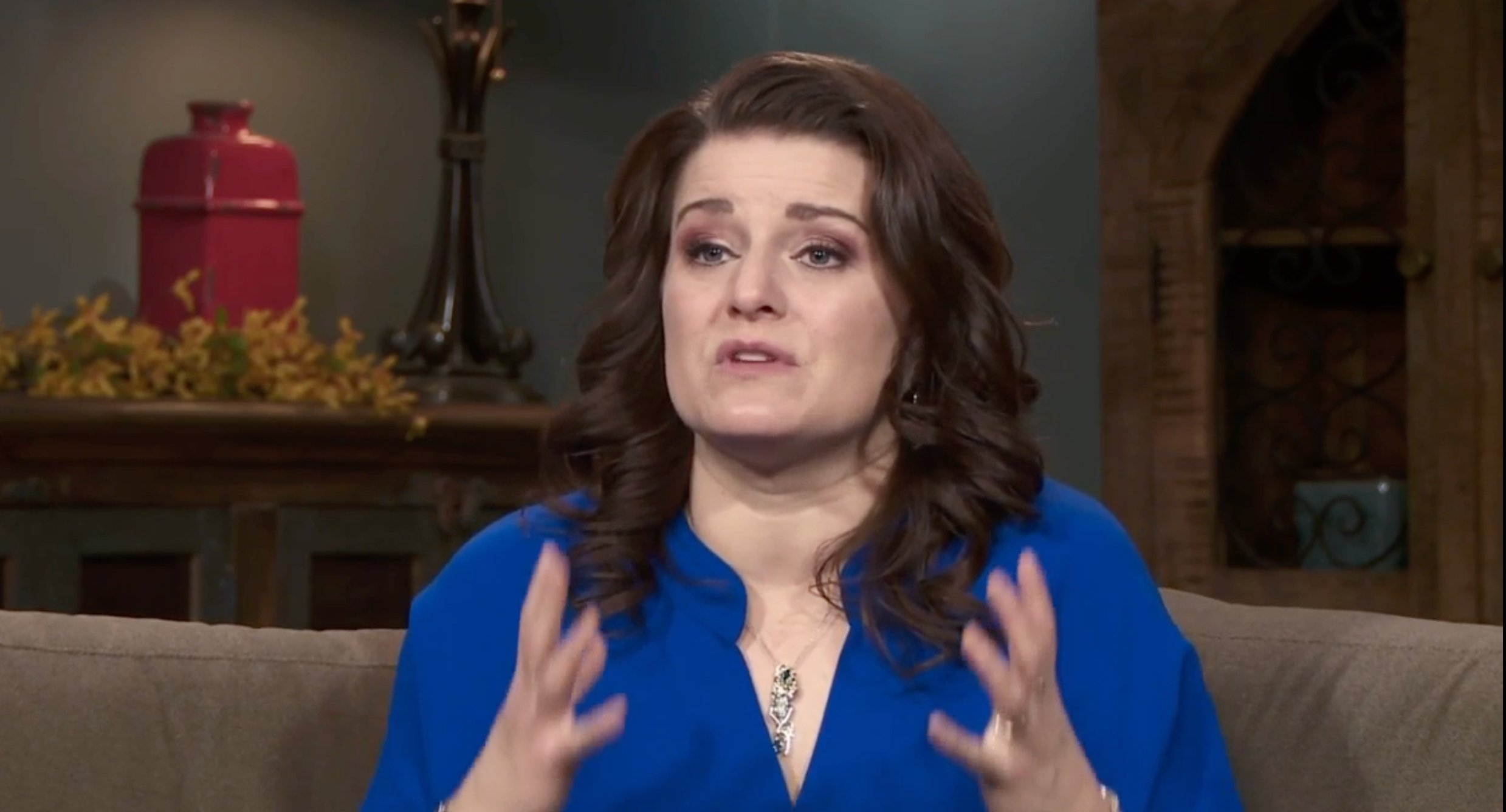 Robyn Brown looking frustrated during a confessional on 'Sister Wives' Season 16 on TLC