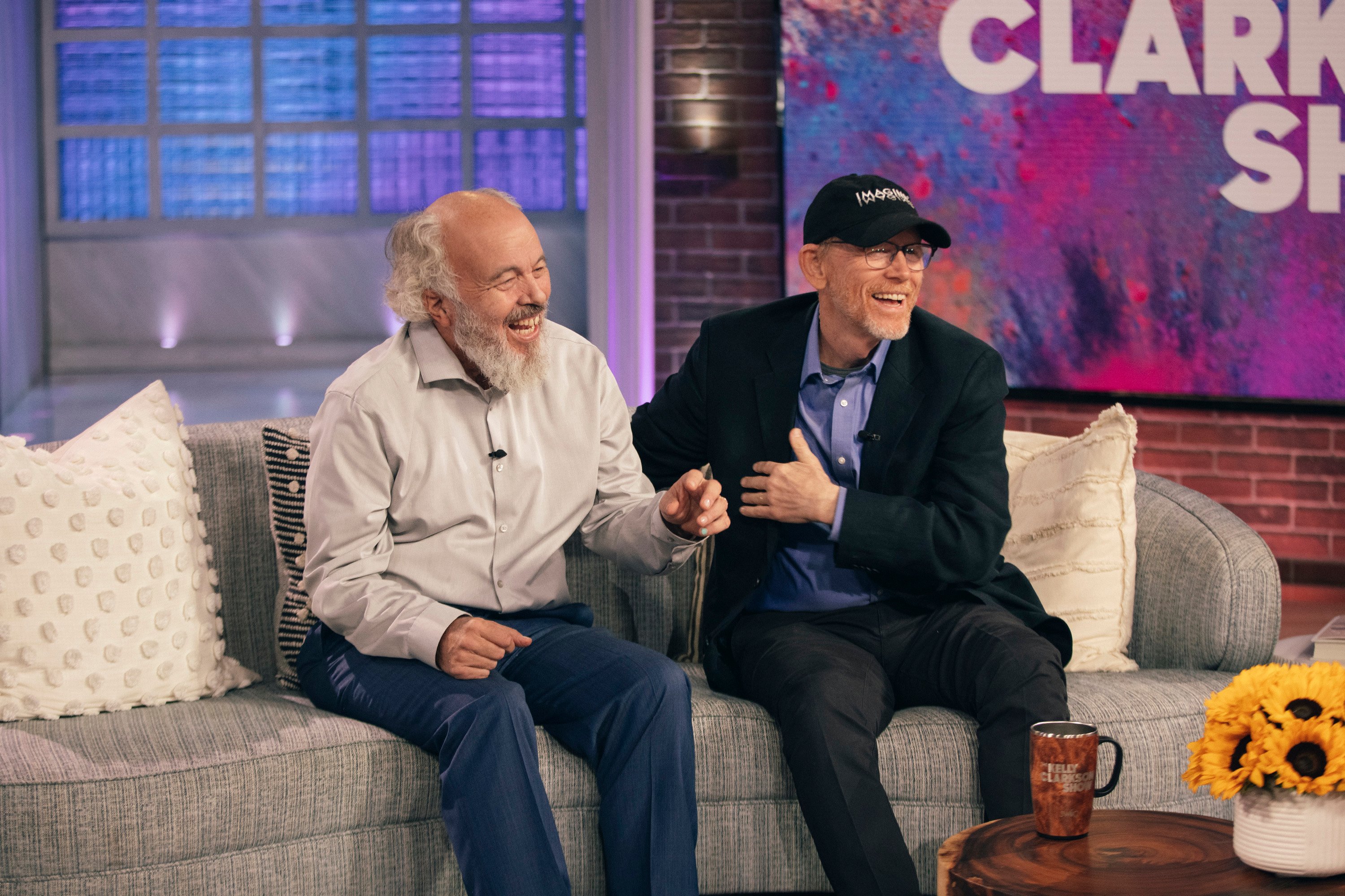 Ron Howard (right) and brother Clint Howard on 'The Kelly Clarkson Show'